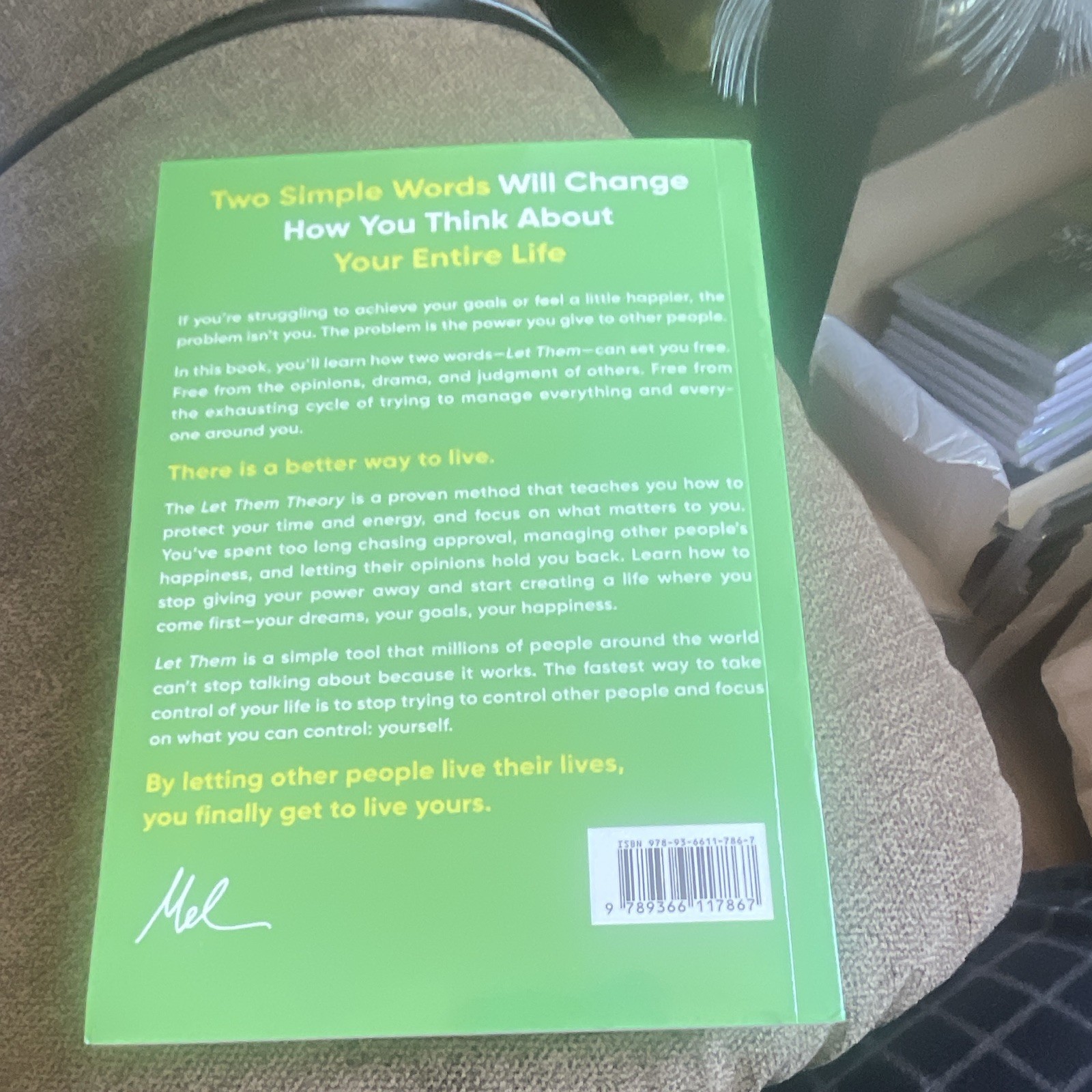 Mel Robbins Let Them Theory: Life-Changing Tool Hardcover 2024 Self-Help