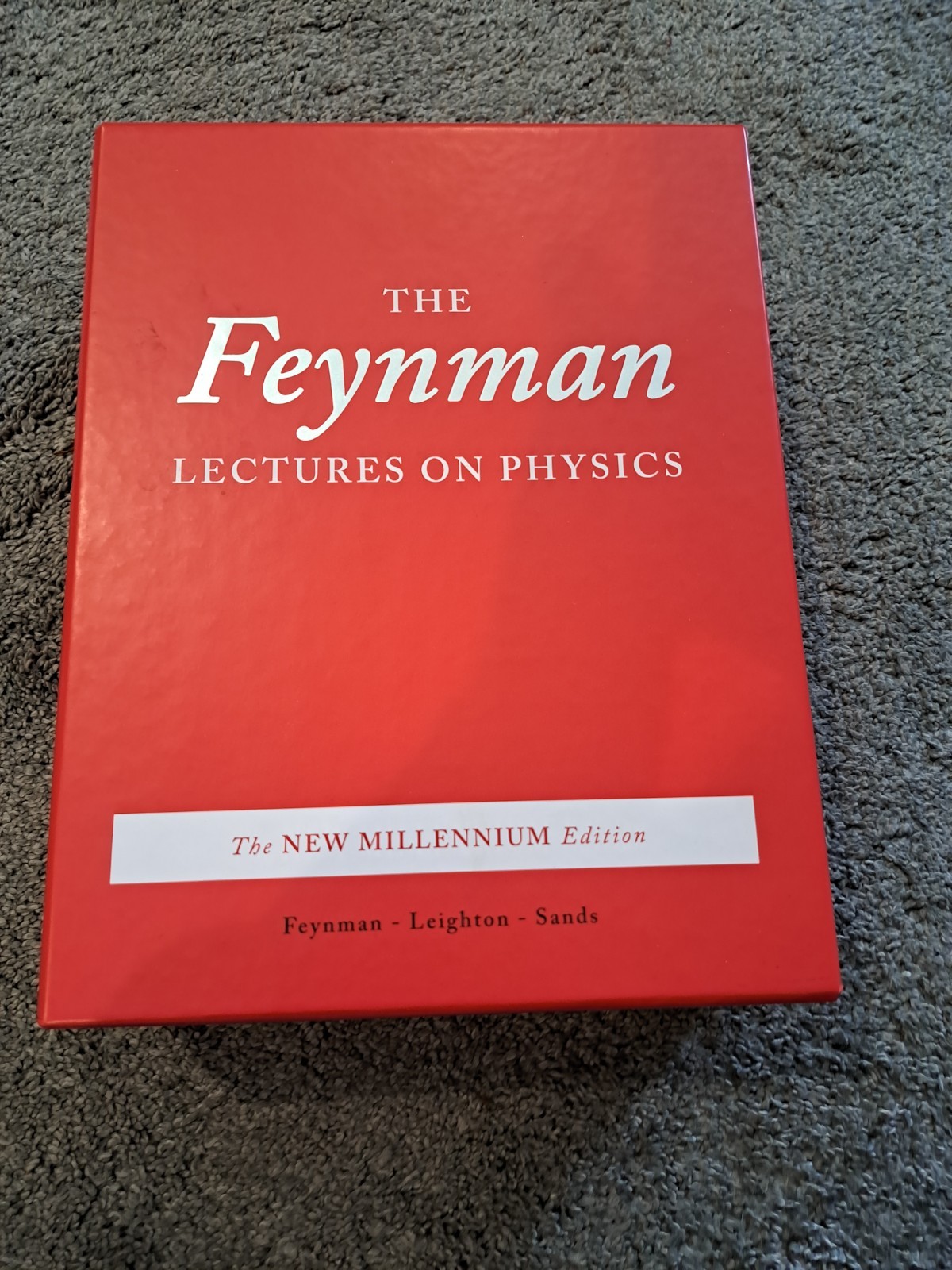 The Feynman Lectures on Physics New Millennium Edition 3-Volume Hardcover Set