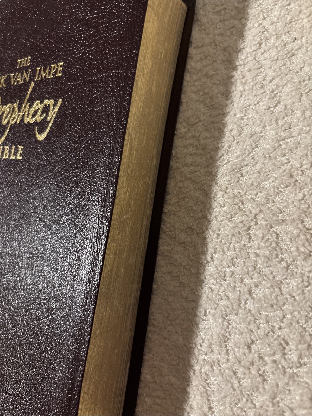 The Jack Van Impe Prophecy Bible King James Version Red Letter Edition Leather