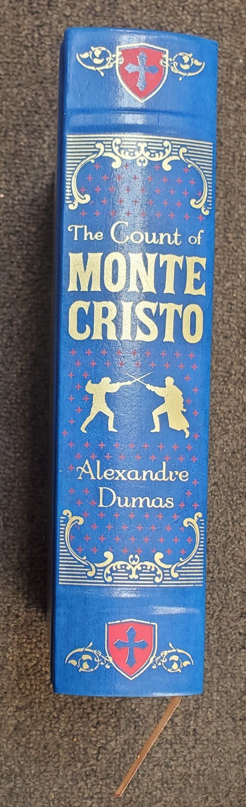 The Count of Monte Cristo – Dumas – 2011 B&N leather bound gilt edges – good
