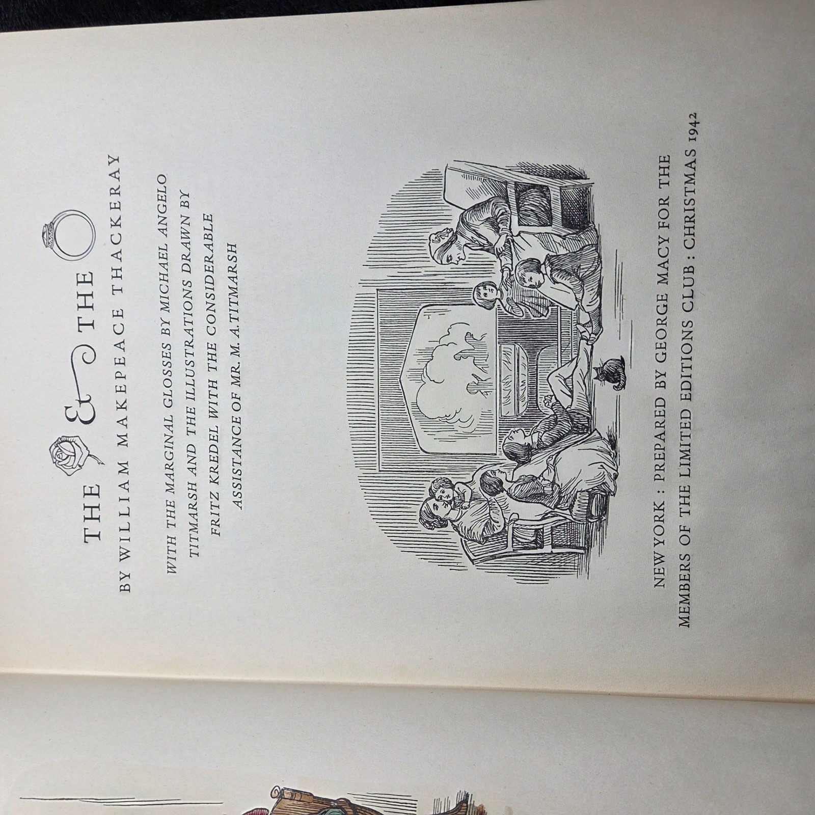 The Rose & The Ring William Makepeace Thackeray 1942 Limited Edition Book