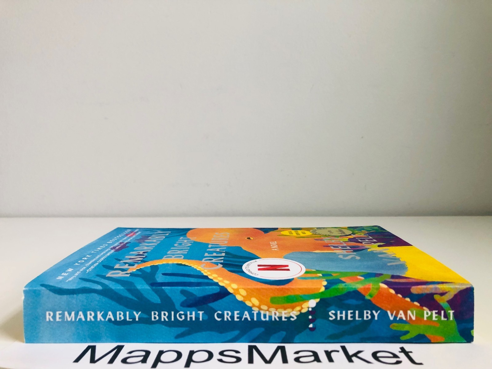 SIGNED Remarkably Bright Creatures by Shelby Van Pelt Trade PB ~ STENCILED EDGES