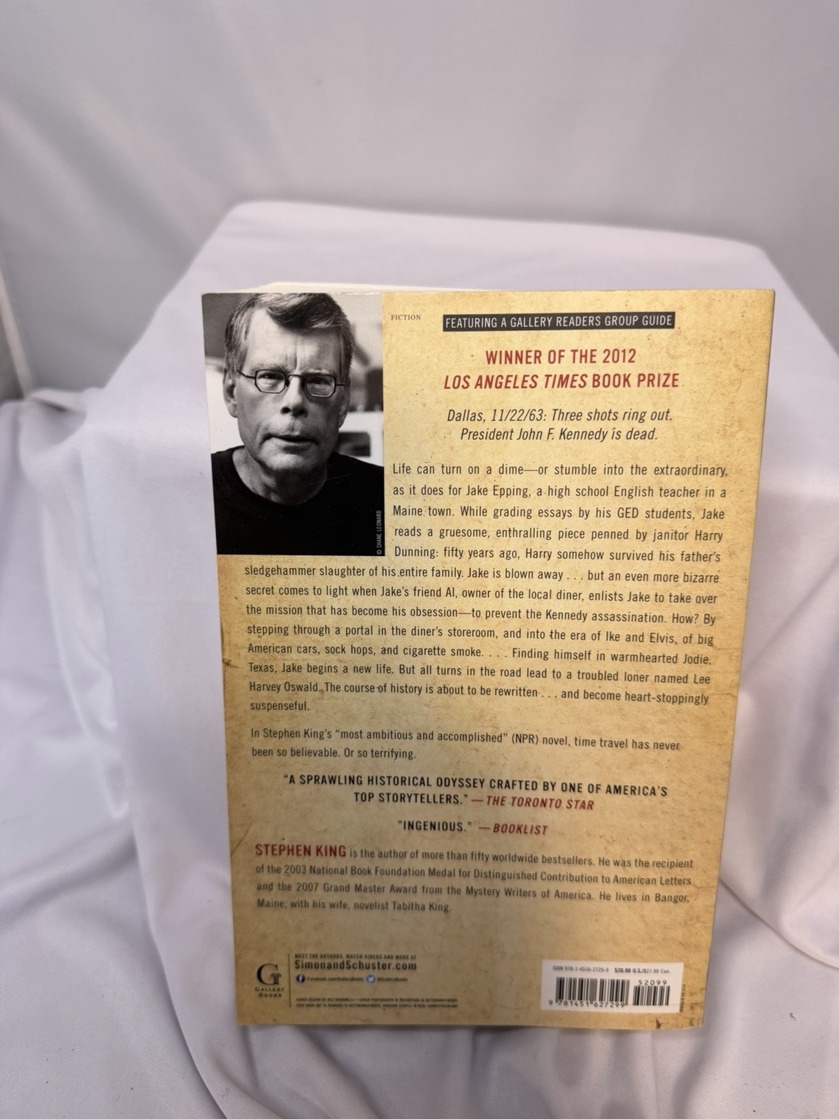 Stephen King 11/22/63 PB 2012 Gallery Books English Fiction Time Travel 880p