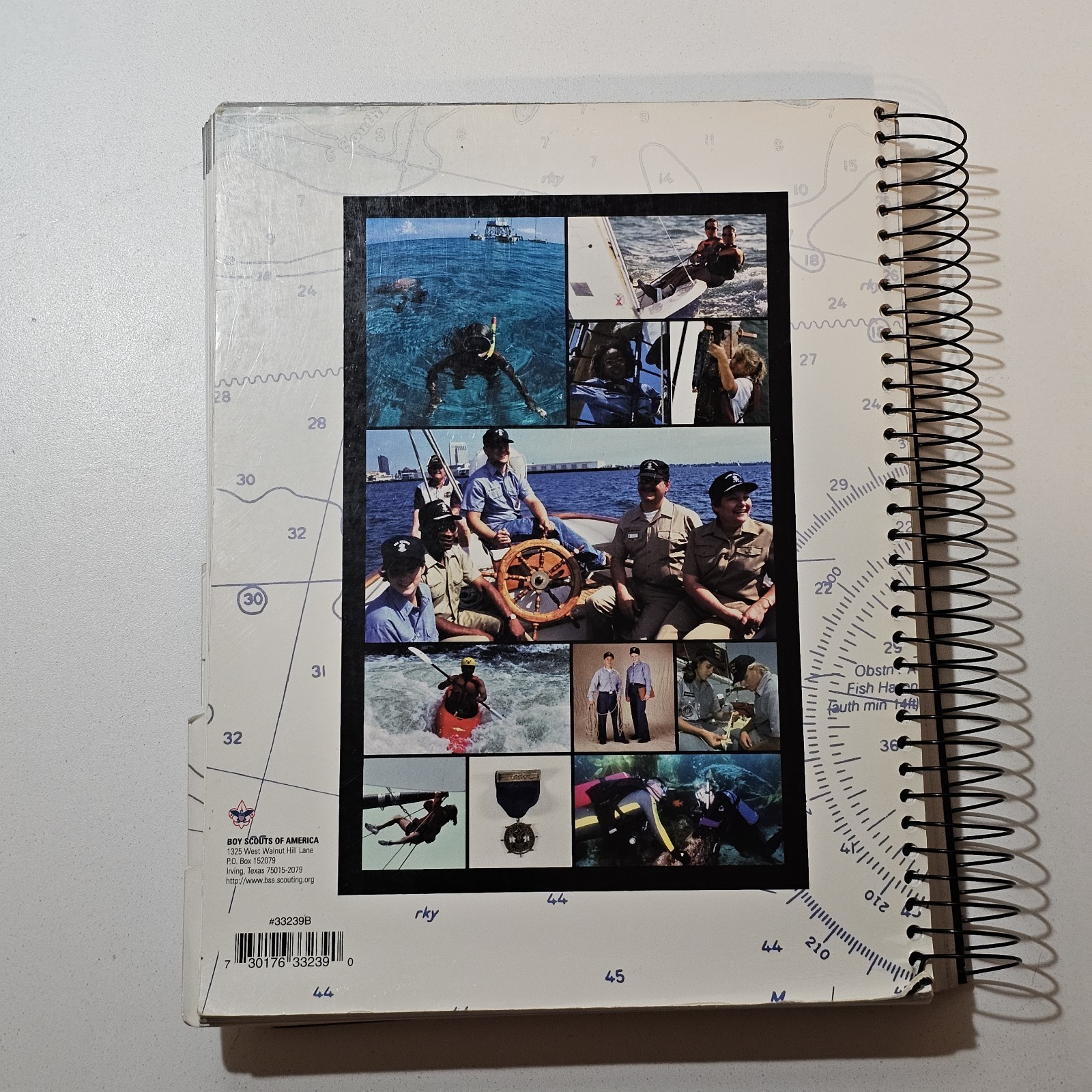 Sea Scouts Manual by BSA Boy Scouts of America Spiral Bound Great Condition