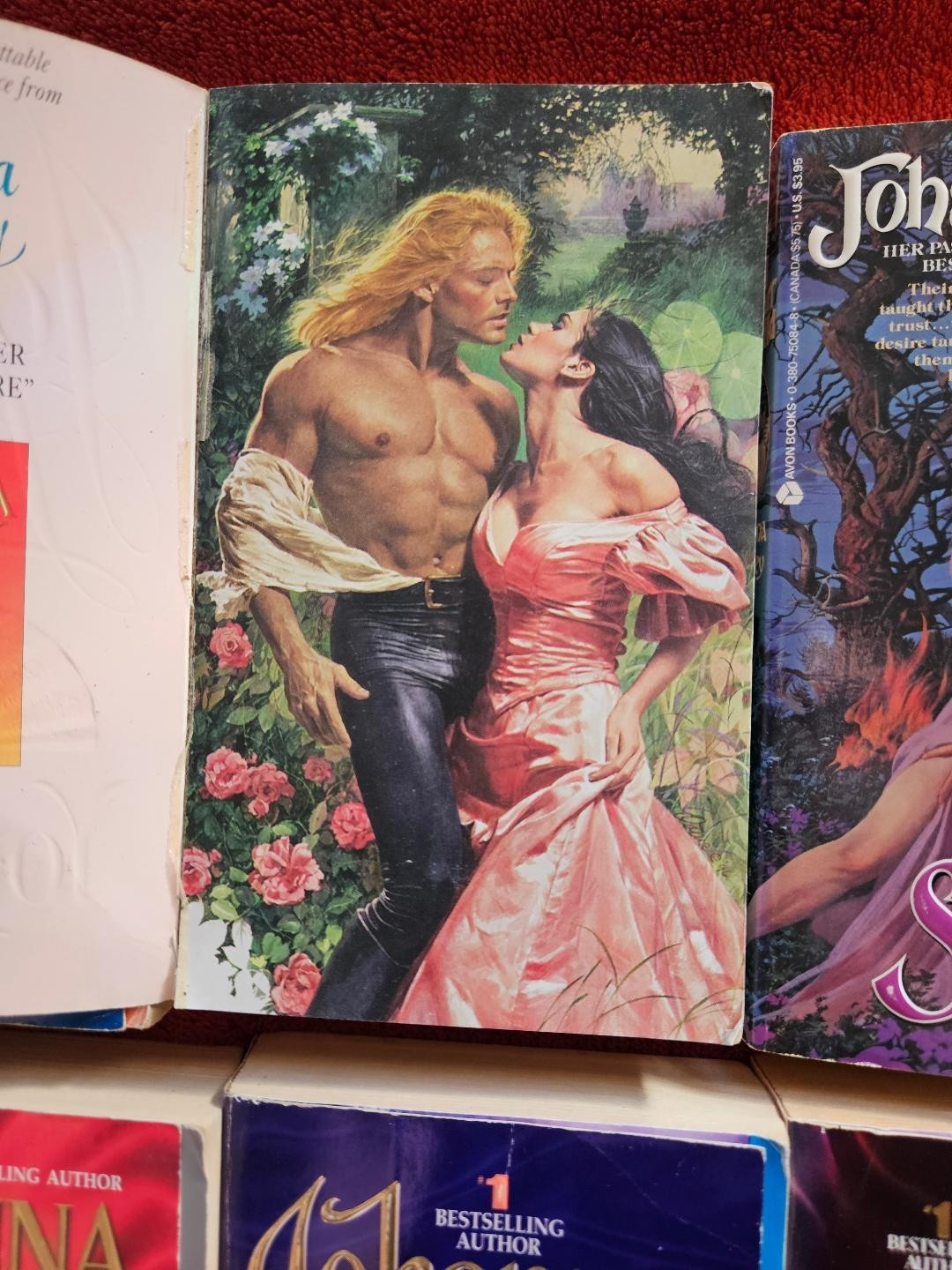 Used Romance Books – Johanna Lindsey, Bertrice Small, and other authors