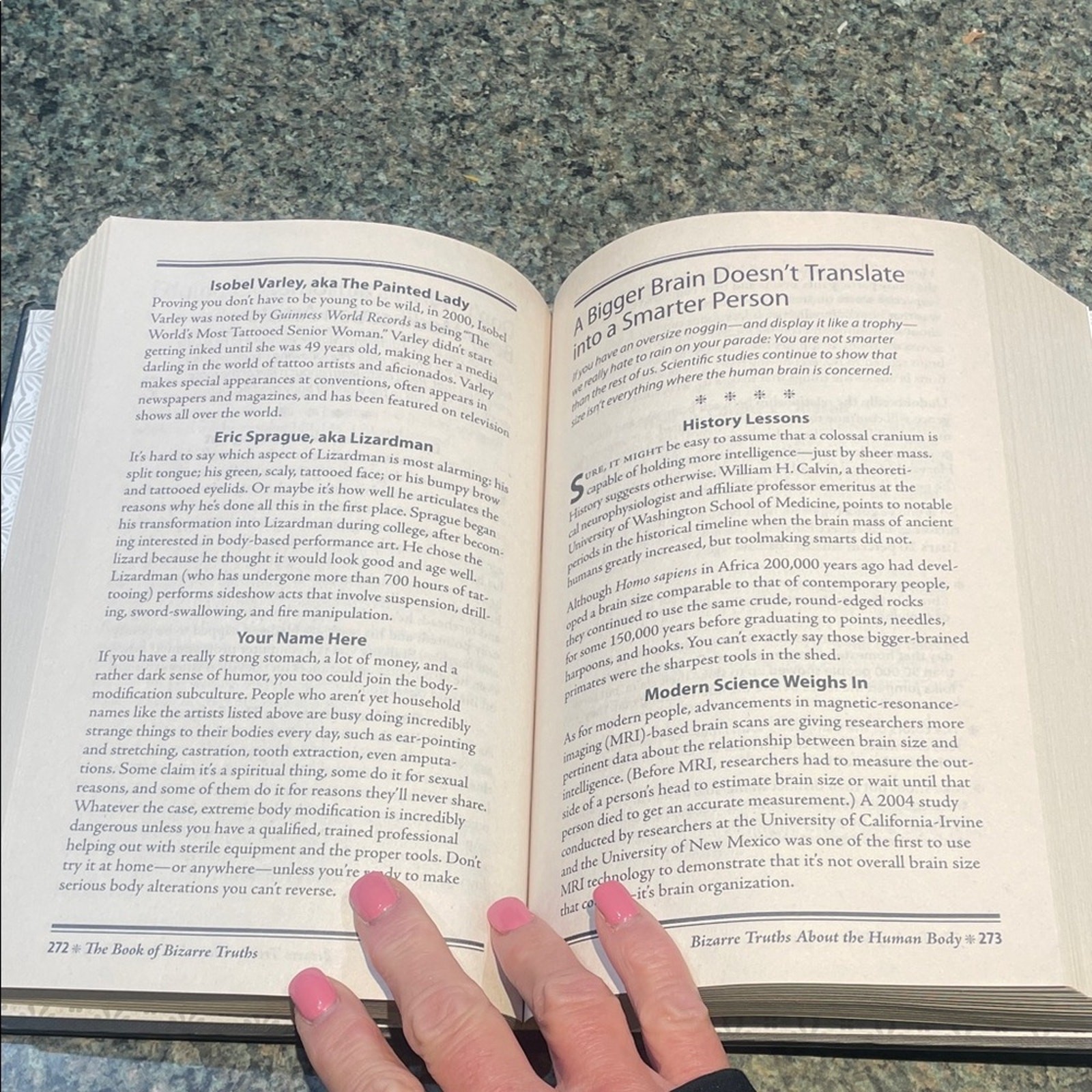 The Book of Bizarre Truths Hardbound Book 704 Pages Fun Facts and Weird Truths