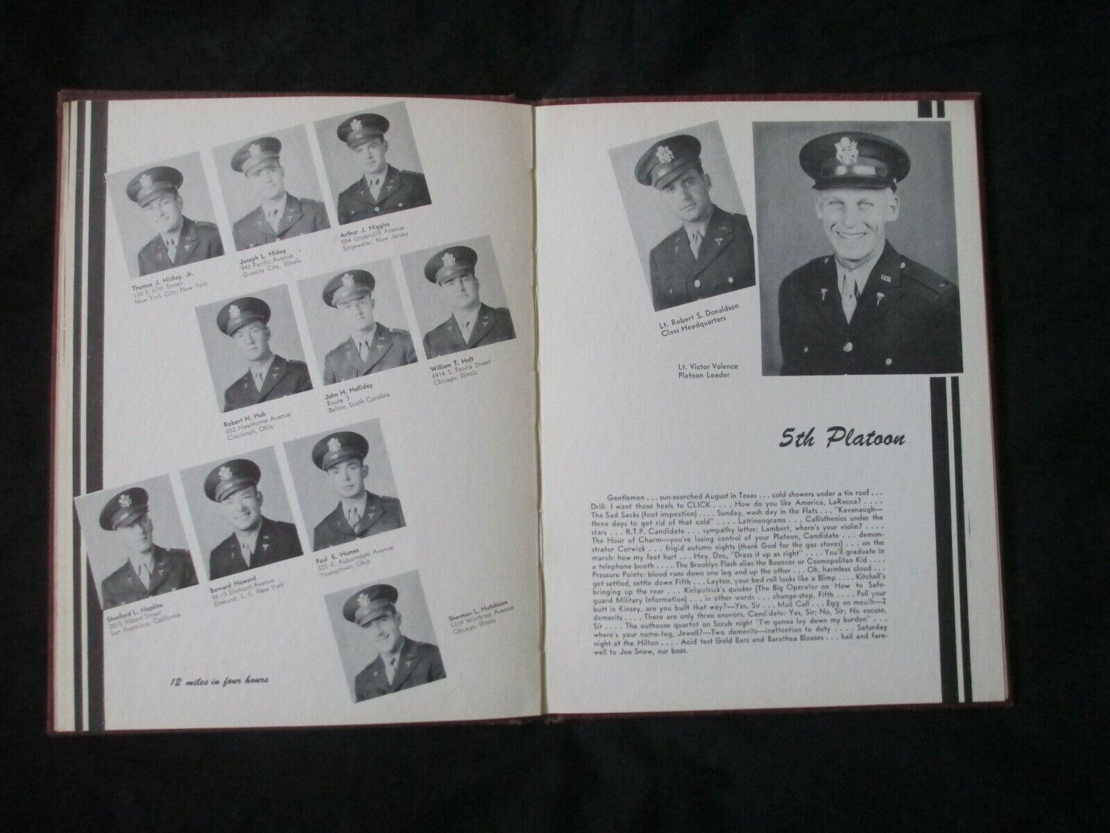 Camp Barkeley Texas 1943 WWII MAC-OCS Class 27 Medic Medical Administration