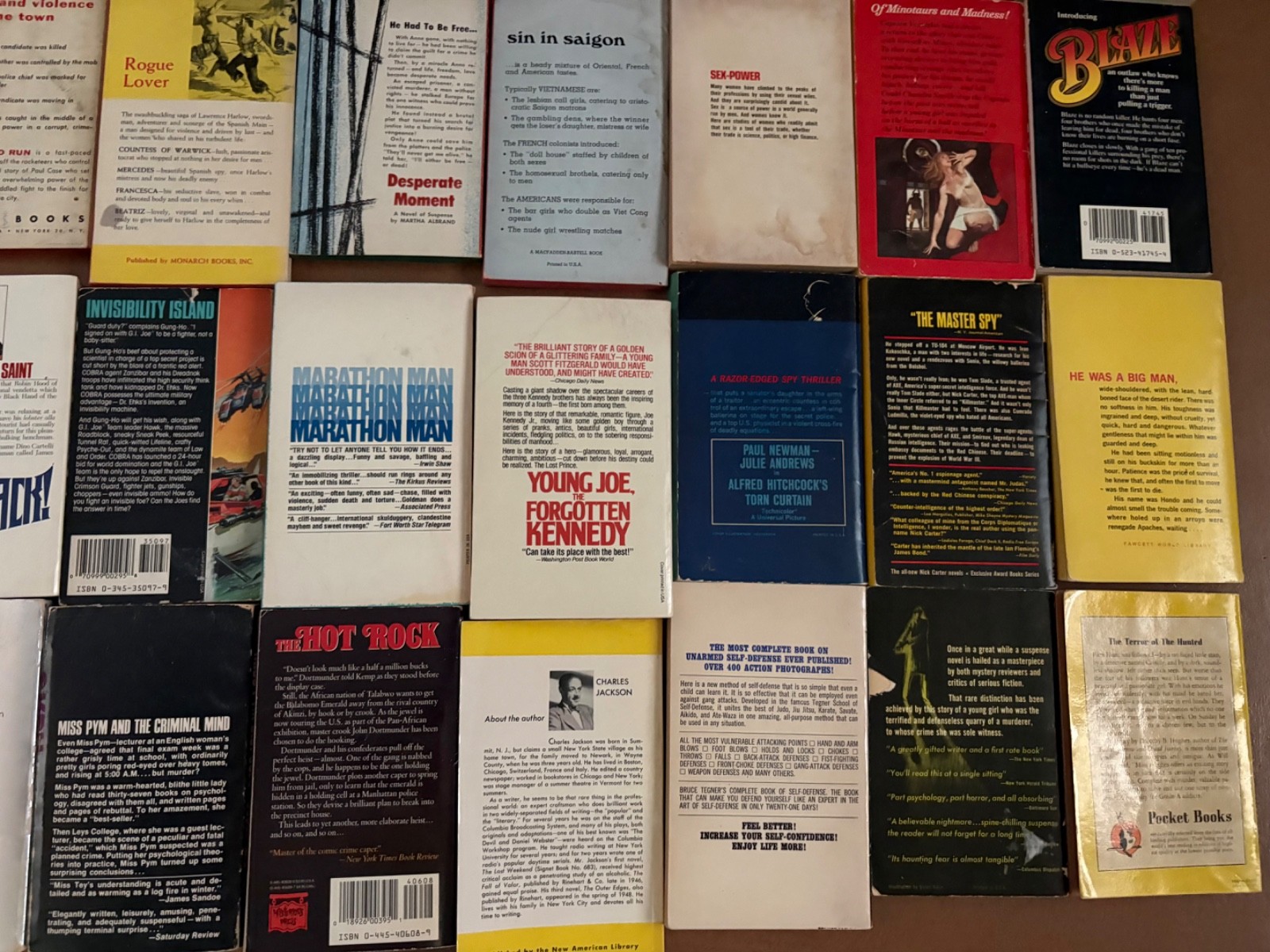 vintage paperback lot 55 Ross John D. MacDonald tie in pulp sleaze men Matheson