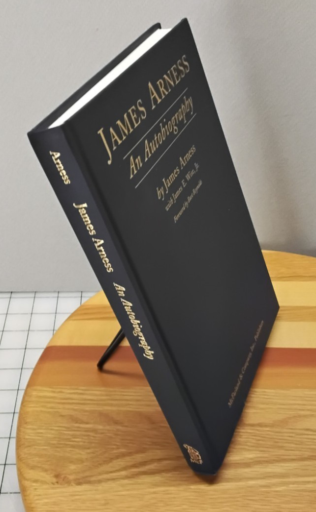 James Arness: An Autobiography Hardcover 2001 Western Gunsmoke TV RF1a