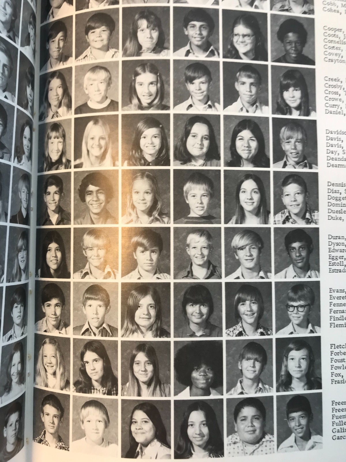 1975 The Round-Up Crockett Junior High School Yearbook, Odessa, Texas