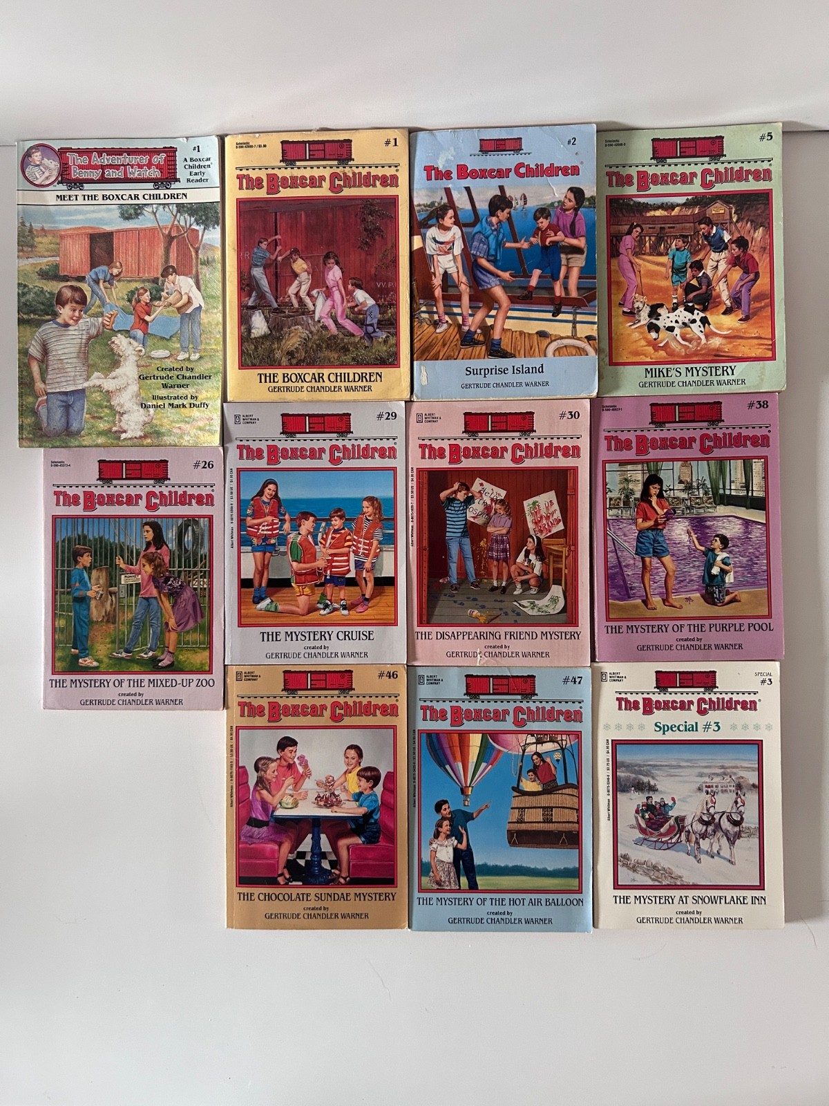 Lot of 11 Boxcar Children Series Books Gertrude Chandler Warner Chapter