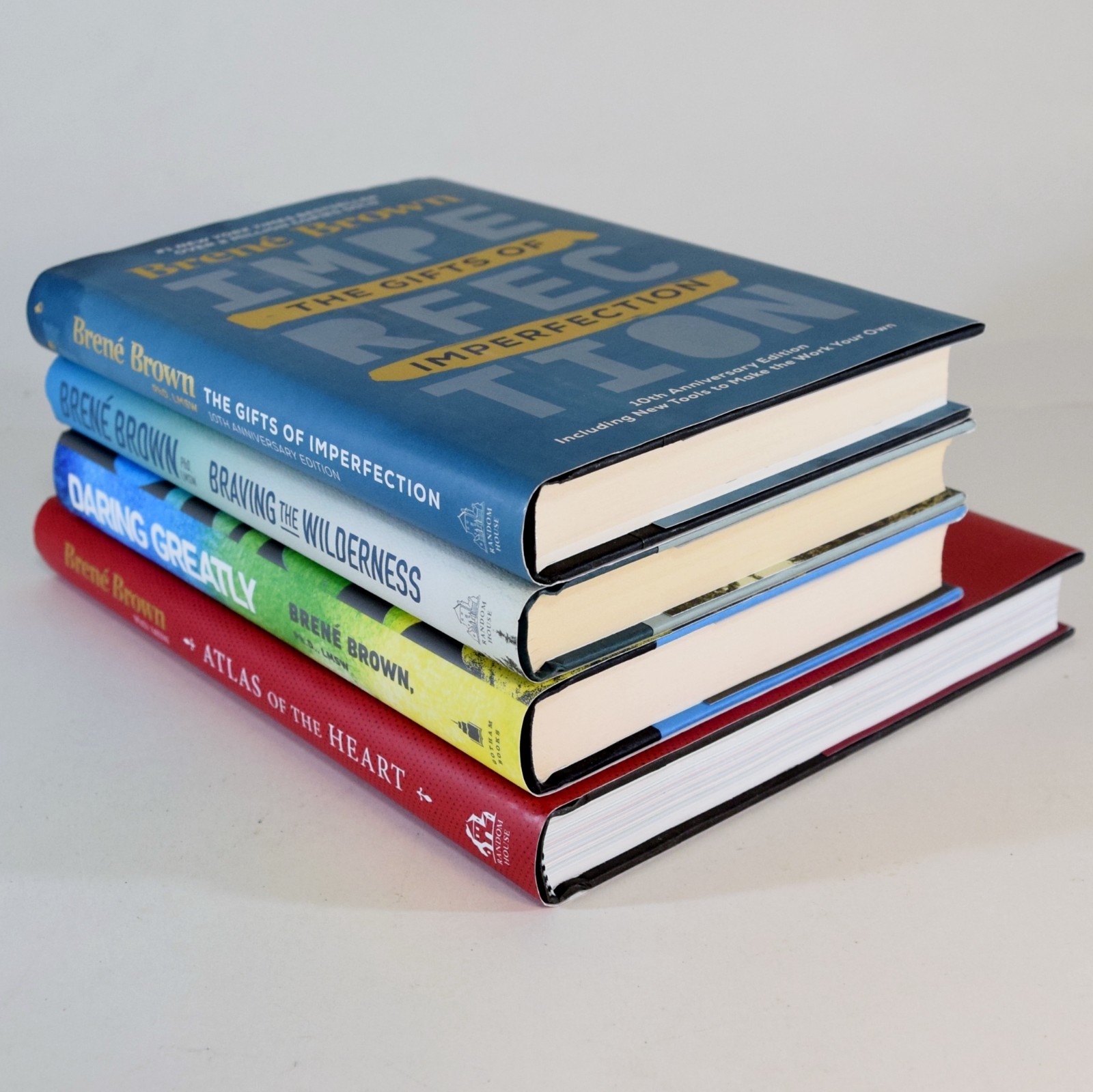 Lot of 4 Brene Brown Hardcover Books – Daring Greatly + Atlas of the Heart ++