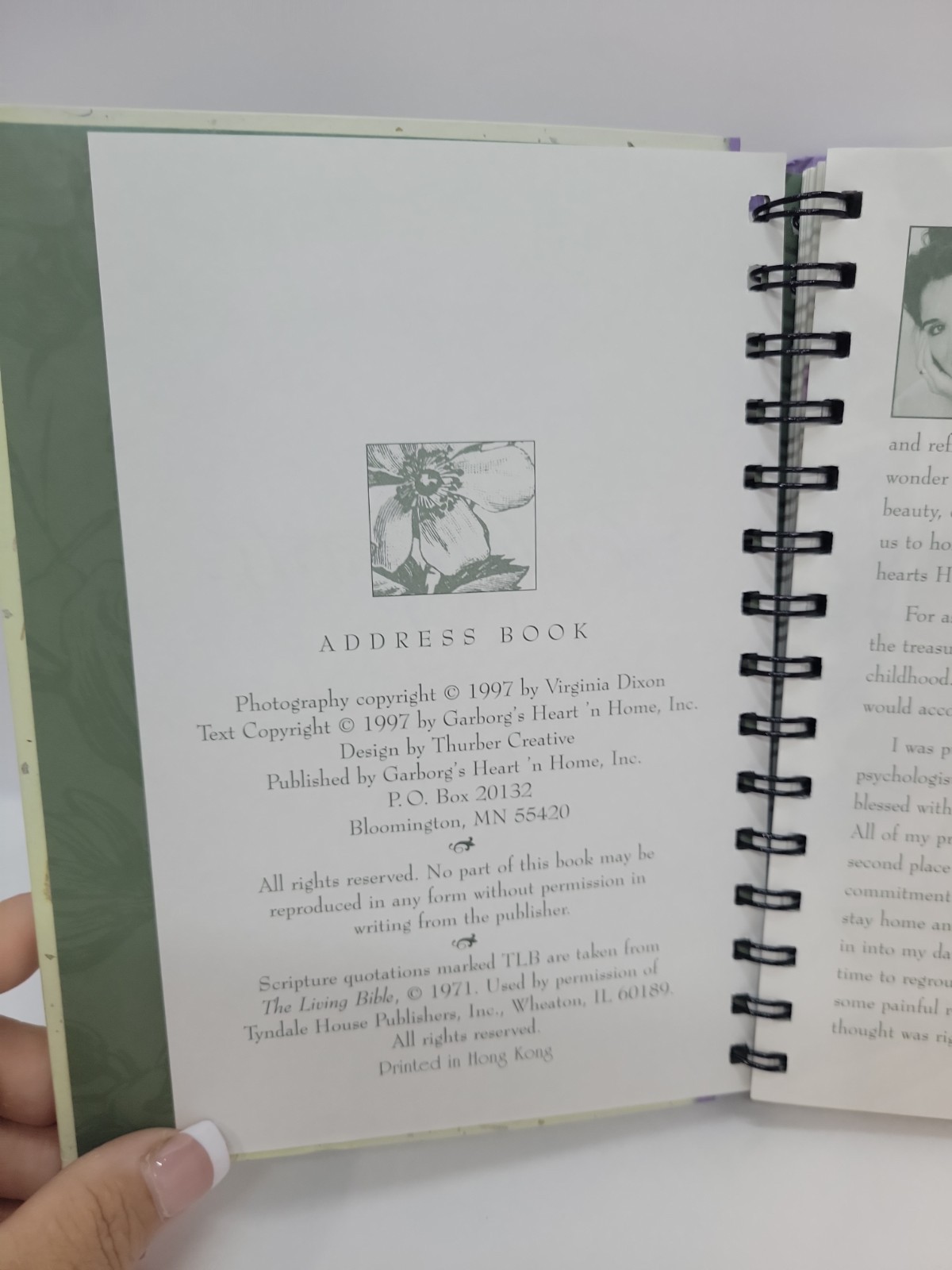 Tender Hearts Address Book: 6 X8 Inches – Hardcover By Dixon, Virginia Pre-owned