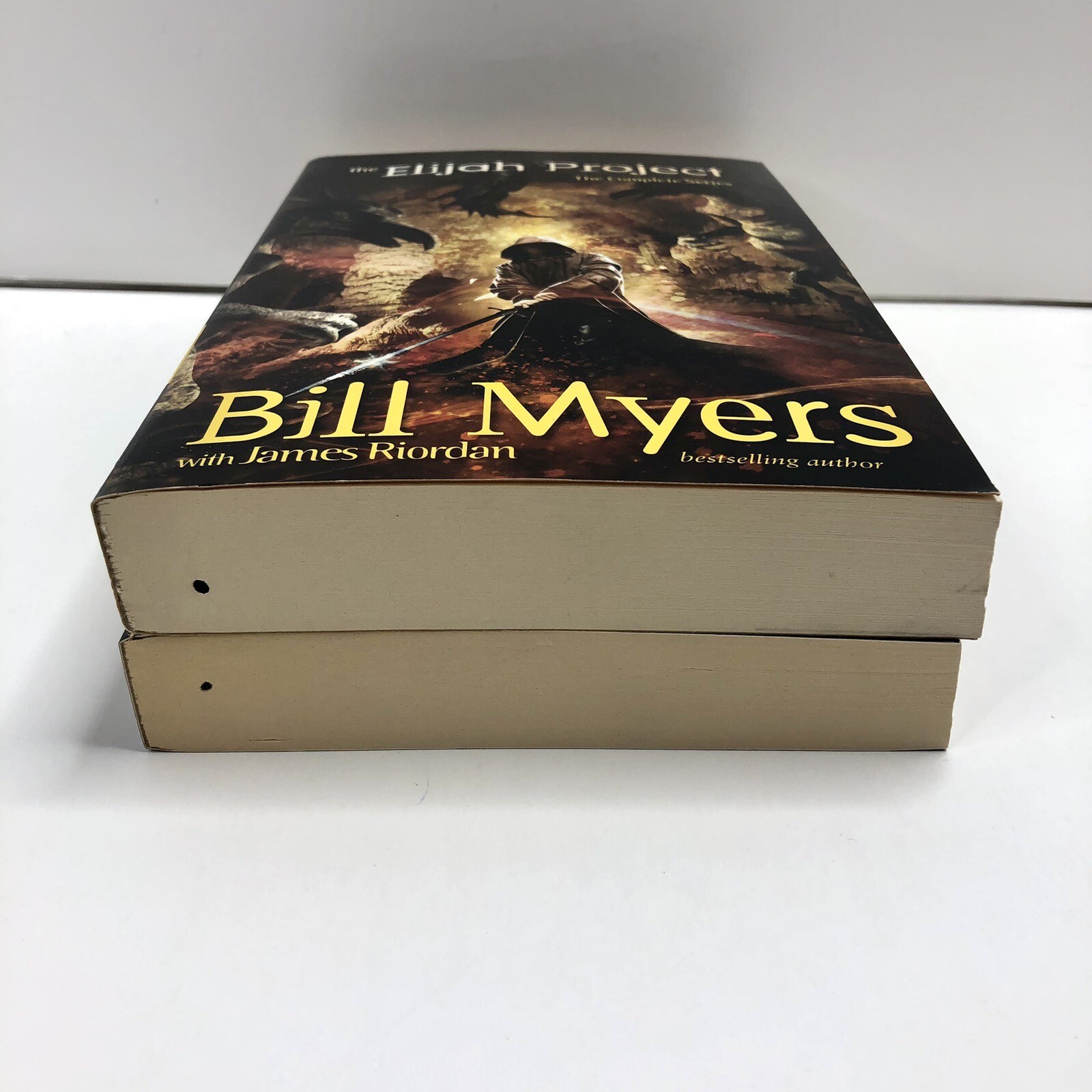 Bill Myers Lot of 2 Elijah Project & Invisible Terror Collection Forbidden Doors