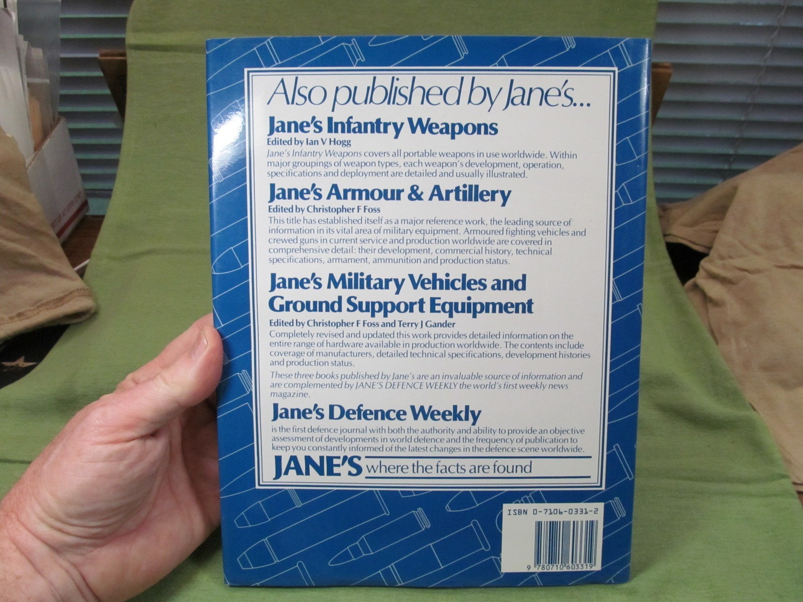 Jane’s Directory of Military Small Arms Ammunition – by Ian V. Hogg