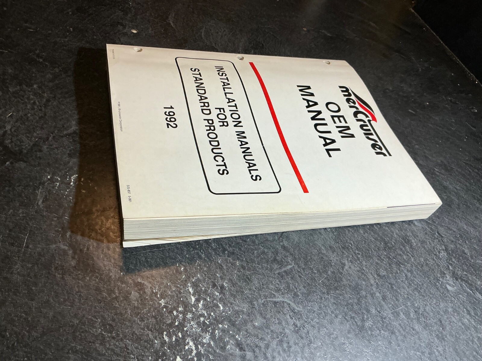 1992 Mercruiser Installation Manual 3.0L, 4.3L, 5.0L, 5.7L, 7.4L, 8.2L & Diesel