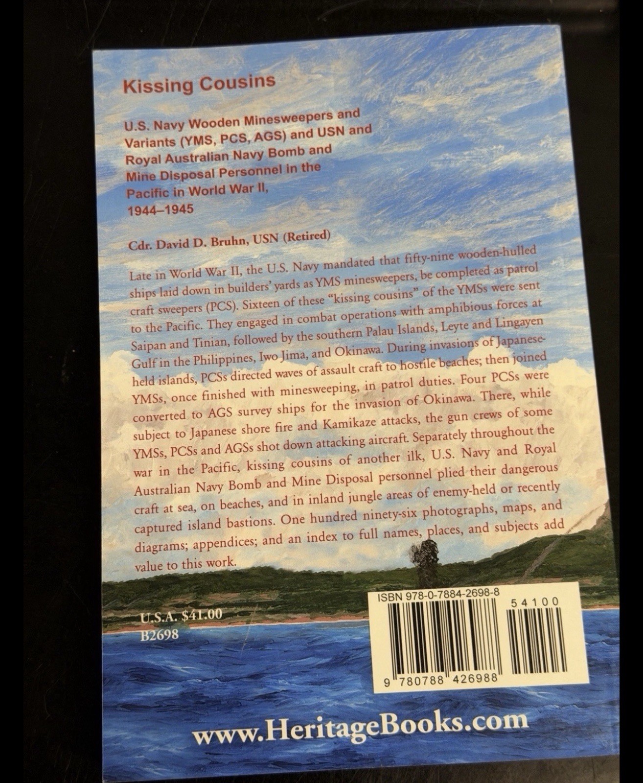 KISSING COUSINS U.S. Navy Wooden Minesweepers and Variants SIGNED by author