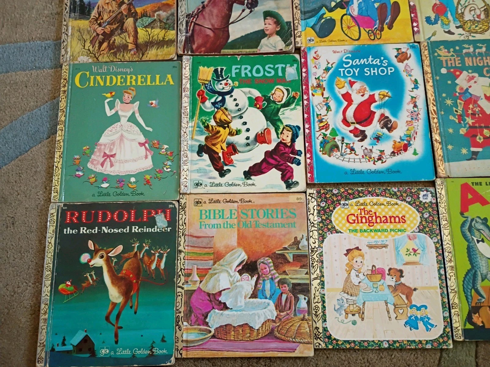 Lot of 33 Little Golden Books Vintage 1940’s To 1980’s Fair Condition