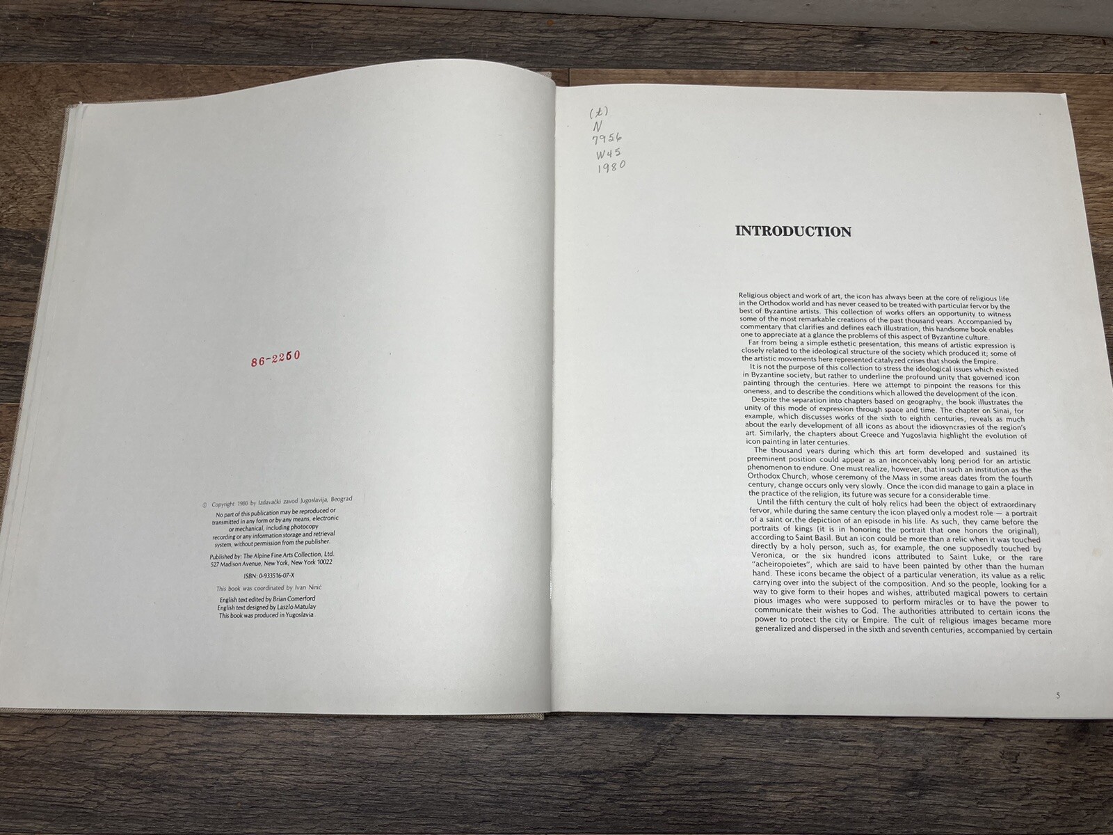 ICONS By Kurt Weitzmann & Manoles Chatzedakes – Hardcover