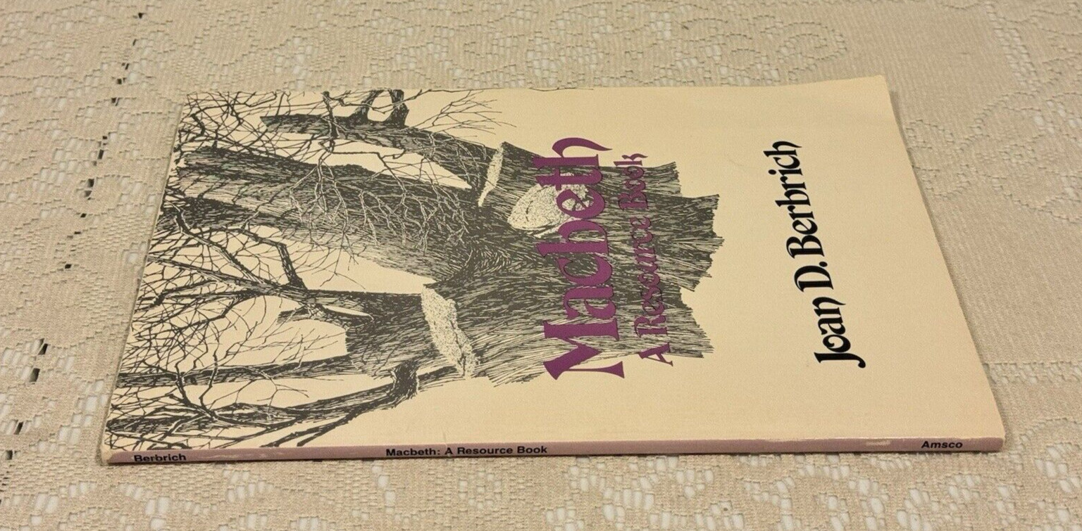 MACBETH A RESOURCE BOOK by Joan D. Berbrich – Amsco R 484 W Paperback 1988