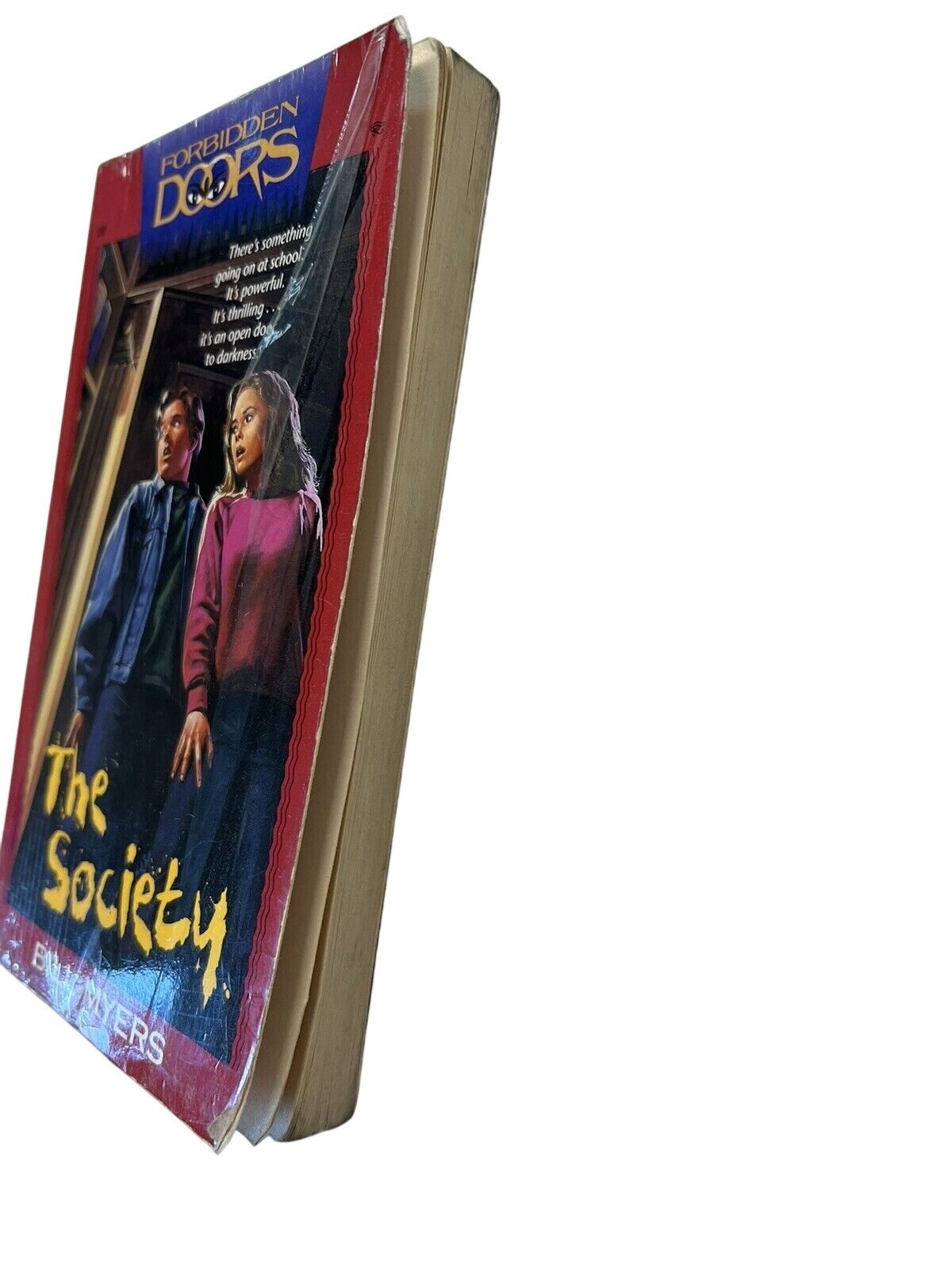 The Society by Bill Myers~Forbidden Doors Book 1~Paperback 1994 Fiction ~ P4 10