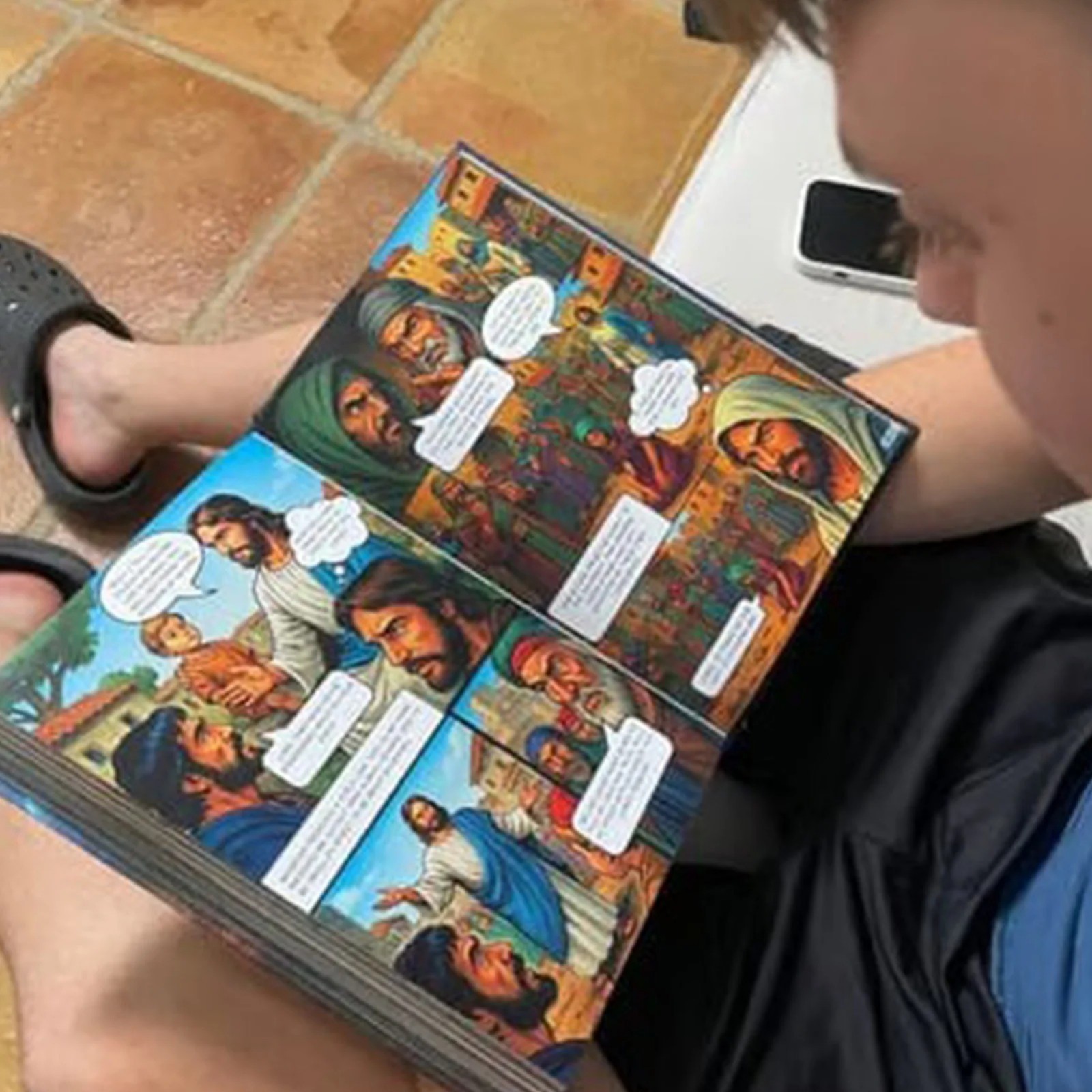 The Comic Bible Book Fun Artwork And Age-Appropriate Text Easy-To-Read Stories