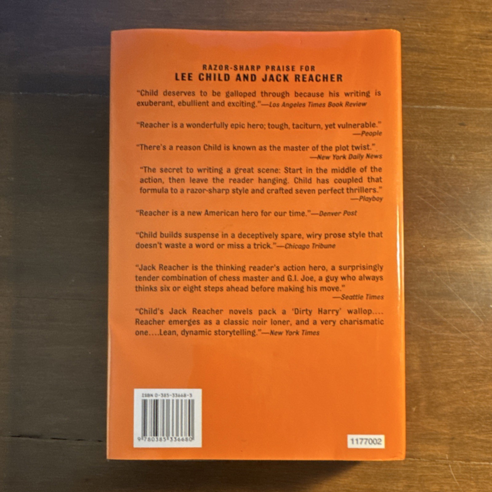 One Shot by Lee Child, 2005, Hardcover, Random House, Jack Reacher Ser.