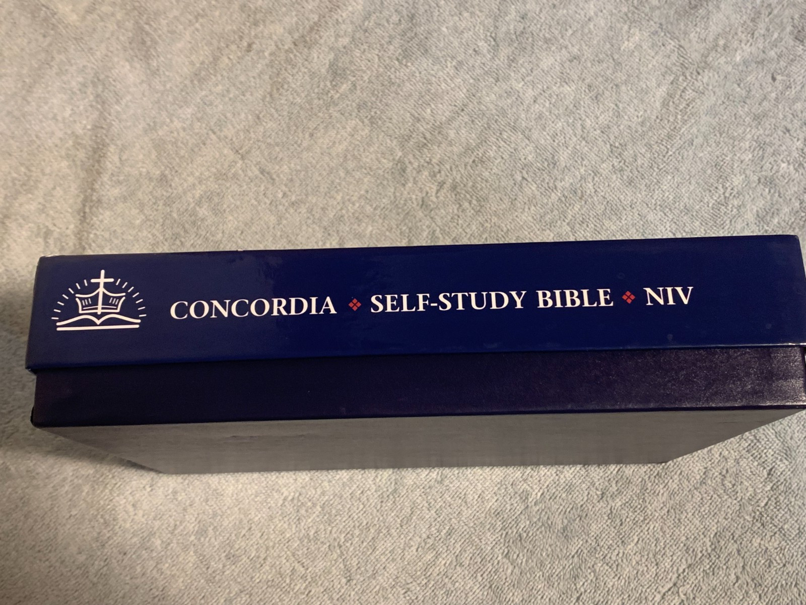 Concordia Self-Study Bible NIV Lutheran (Red Letter Ed.) Genuine Leather/Gilt