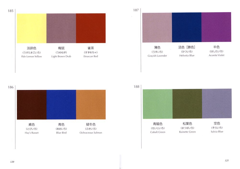 NEW A Dictionary Of Color Combinations Taisho Showa From Japan