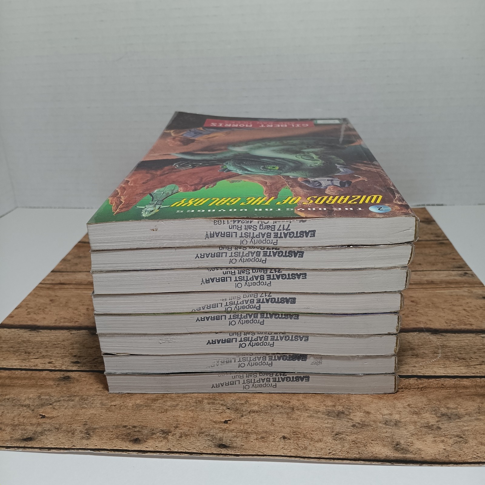 Daystar Voyages Books Lot 8 Gilbert Morris Meeks 2 4 5 6 7 8 9 10 1998 Ex Libris