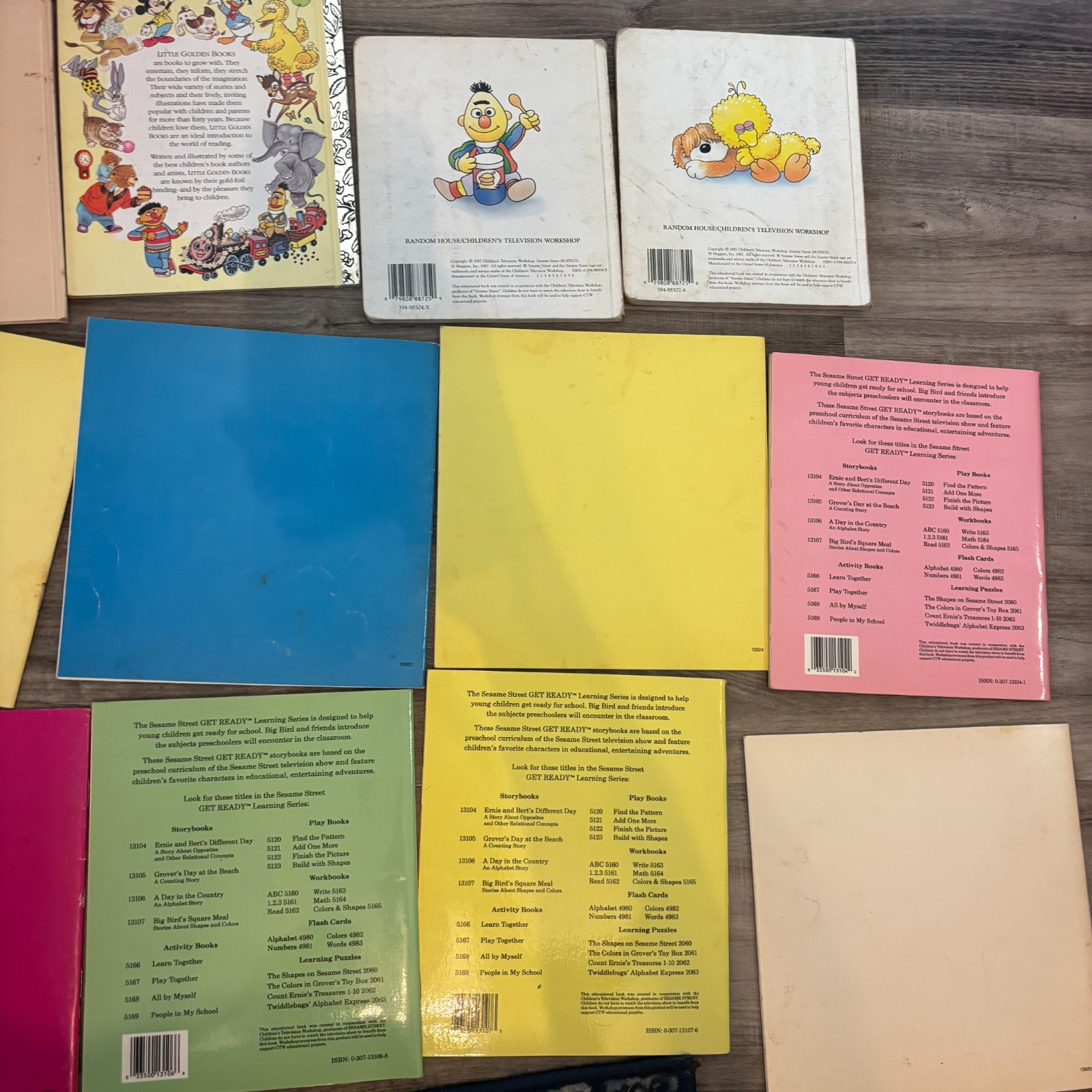 Lot Of 12 Sesame Street Children’s Books Mixed Titles PB HC Elmo Ernie Big Bird