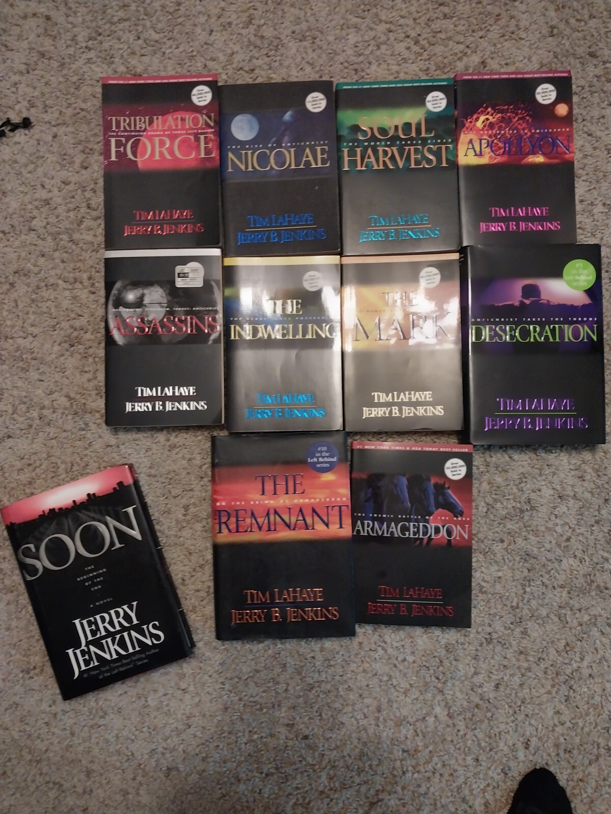 Left Behind Book Series (10 Out Of 16), Soon Book