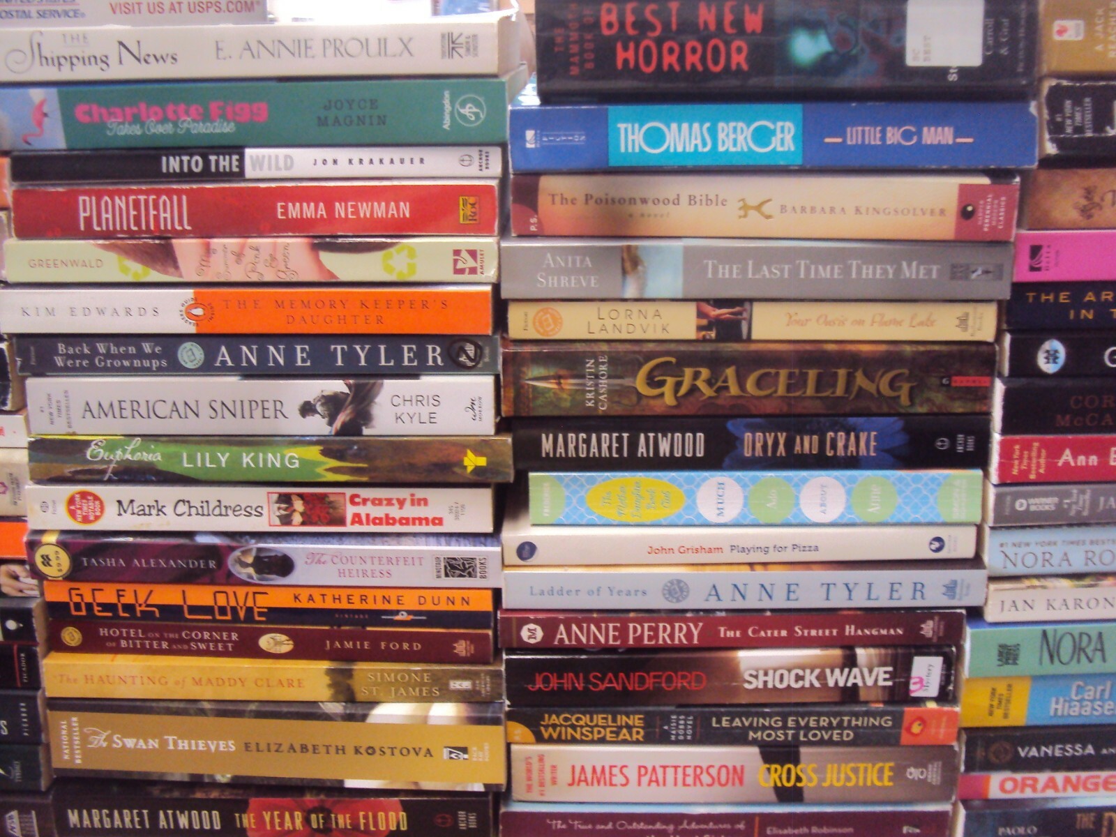 RANDOM MIX Lot 10-LBS Large Trade Size Paperback Fiction Literature All category
