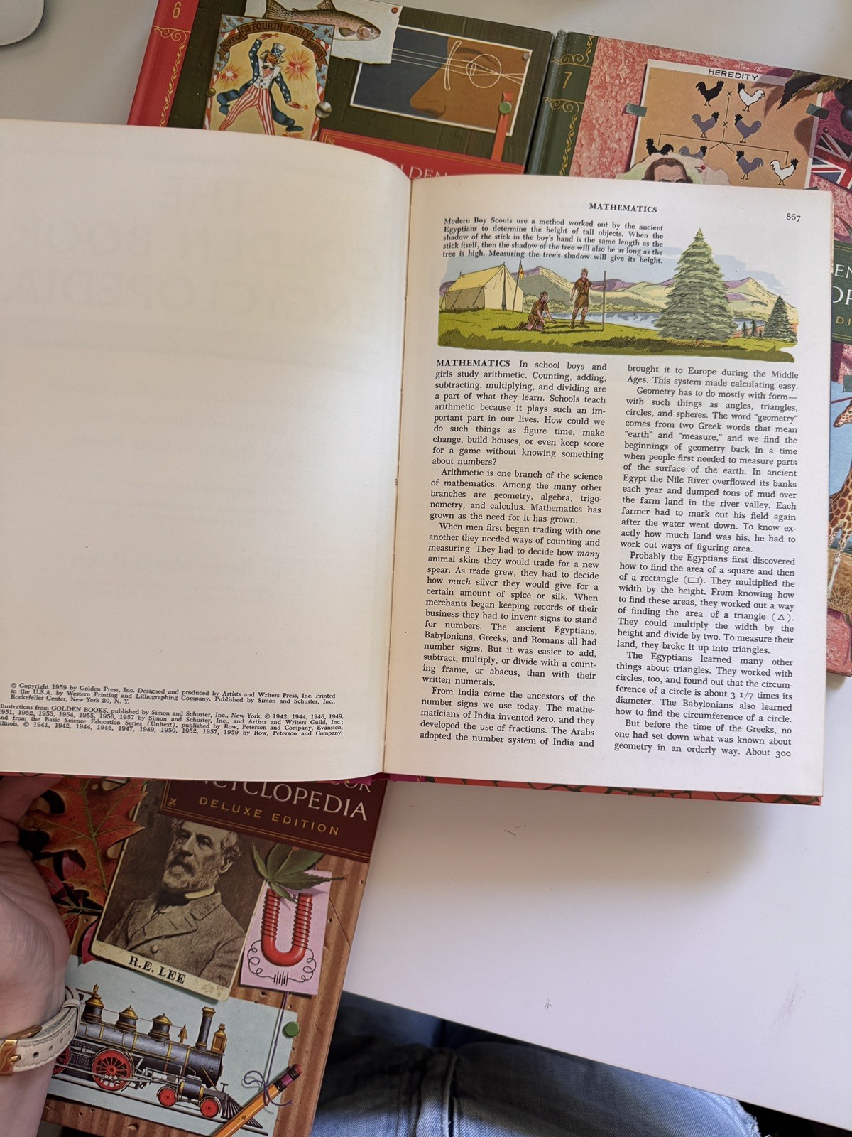 Vintage 1959/1960 The GOLDEN Book Encyclopedia Set Vol 1-4, 6,7, 9,10, 12-14,16