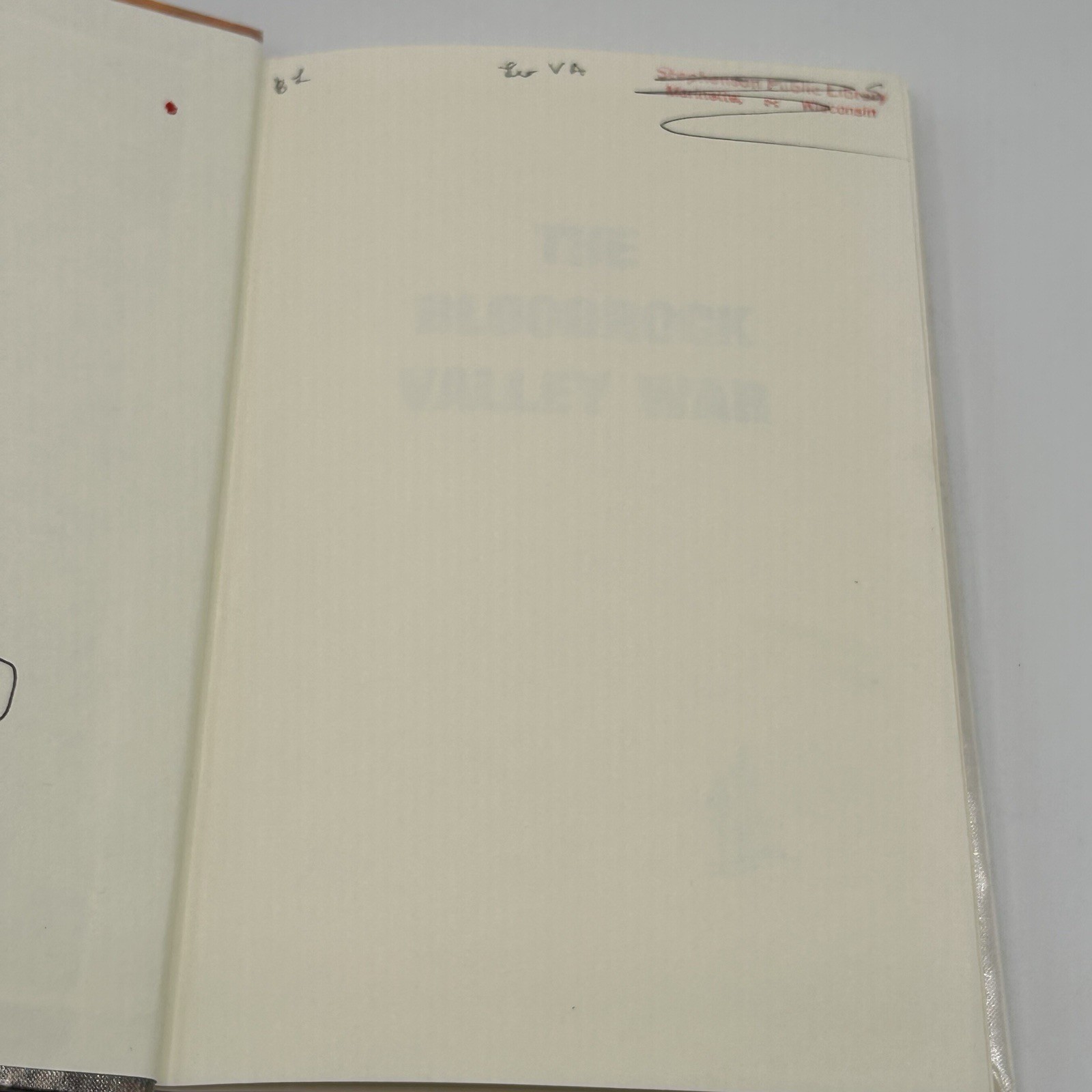 The Bloodrock Valley War Book Library Binding Ray Hogan Hardcover
