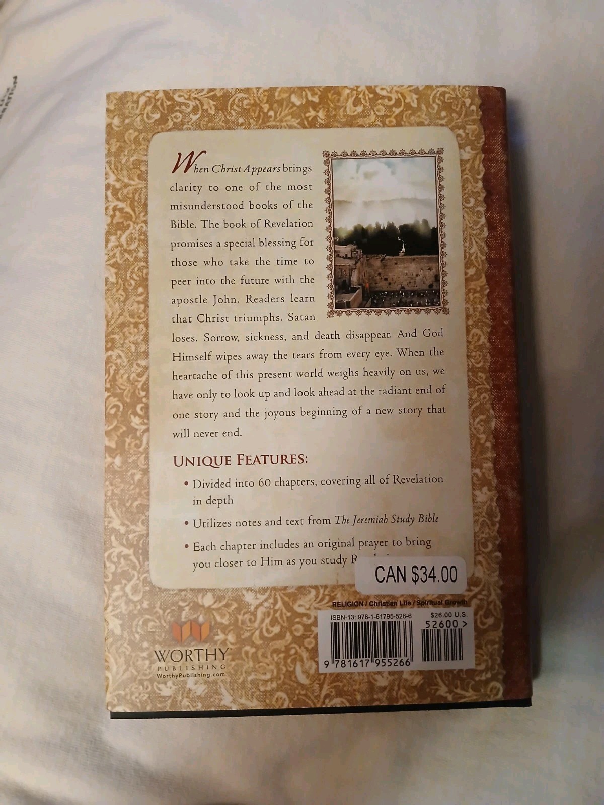 When Christ Appears By Dr. David Jeremiah (2018) Hardcover NEW