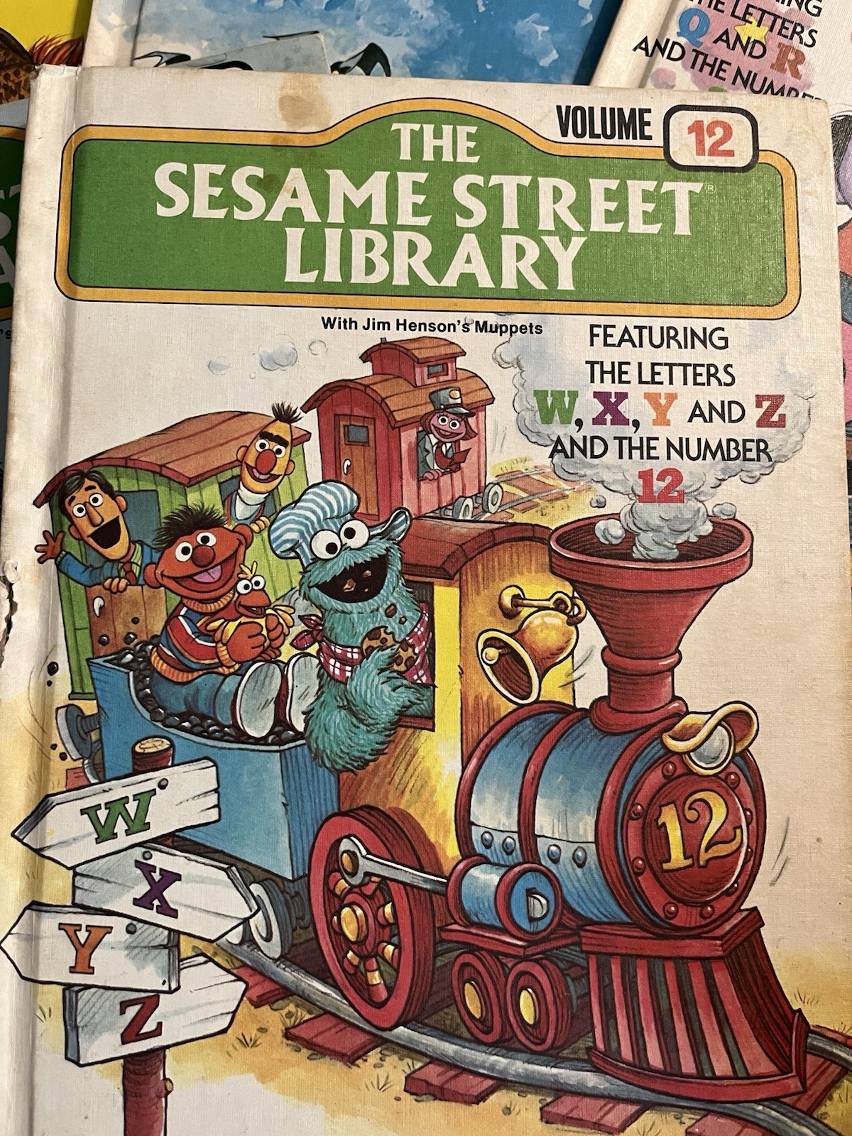 THE SESAME STREET LIBRARY – 10 Books 1979 Includes – 3,4,5,6,7,8,10,12,13,14