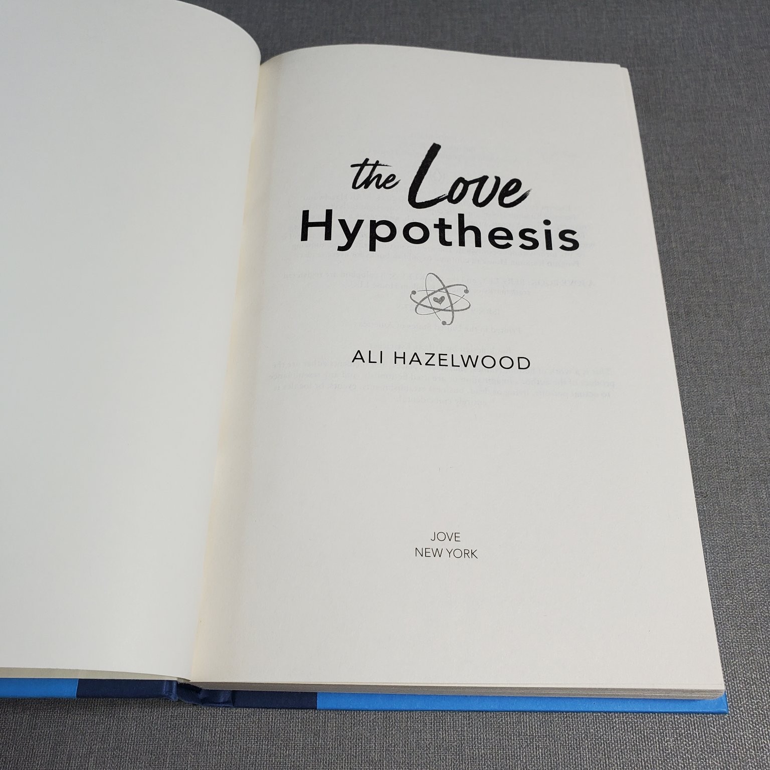 The Love Hypothesis Ali Hazelwood 2021 BOTM Hardcover Berkley