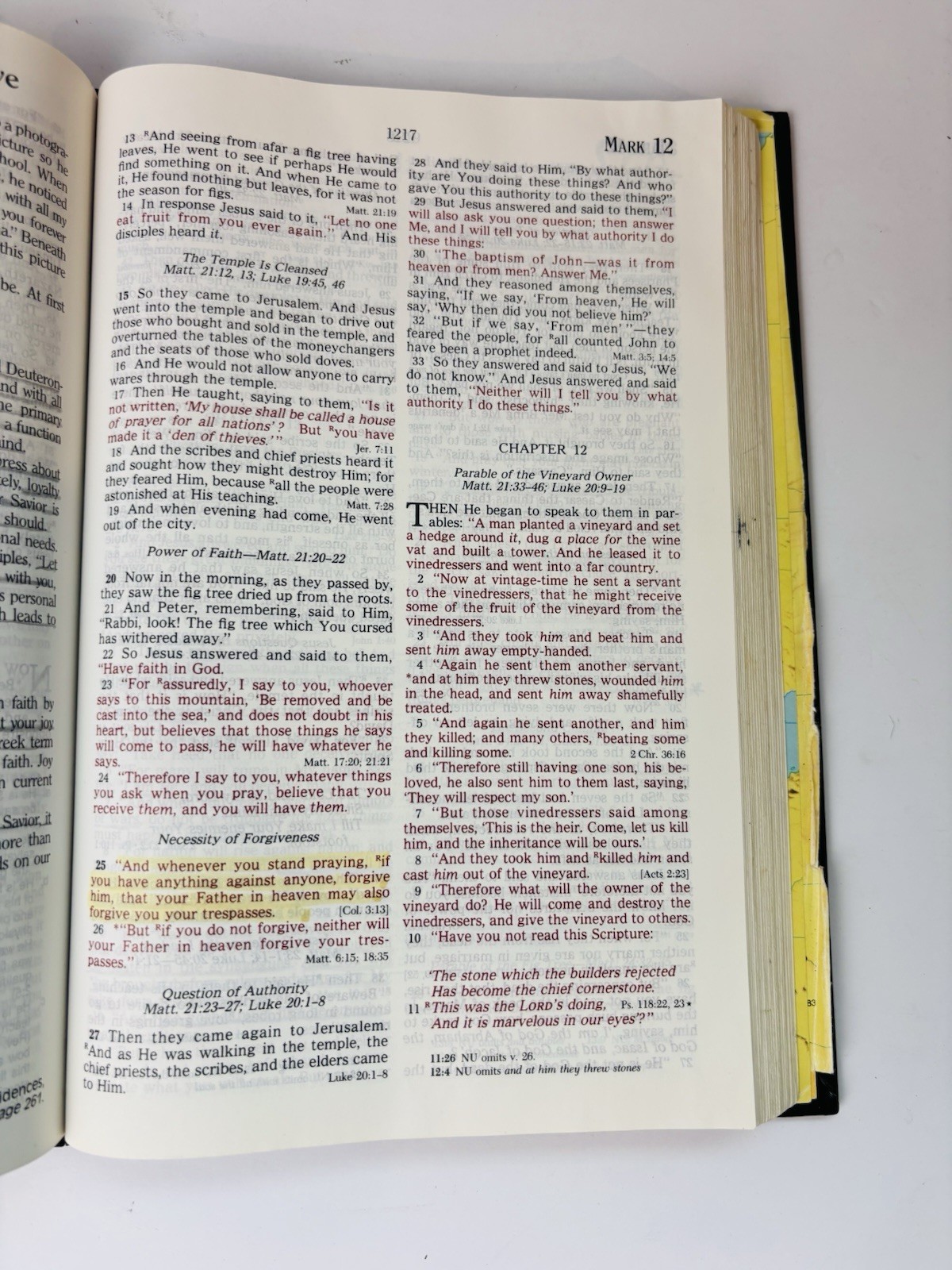Prophecy Study Bible John Hagee NKJV 1997 Black Bonded Leather Marginalia Notes