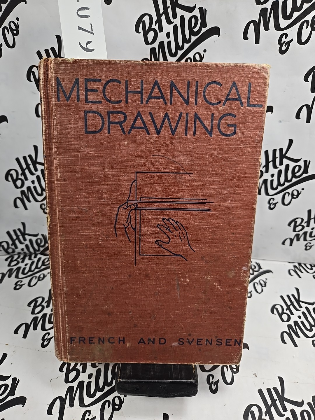 Vintage 1940 Mechanical Drawing by French Hardcover Book