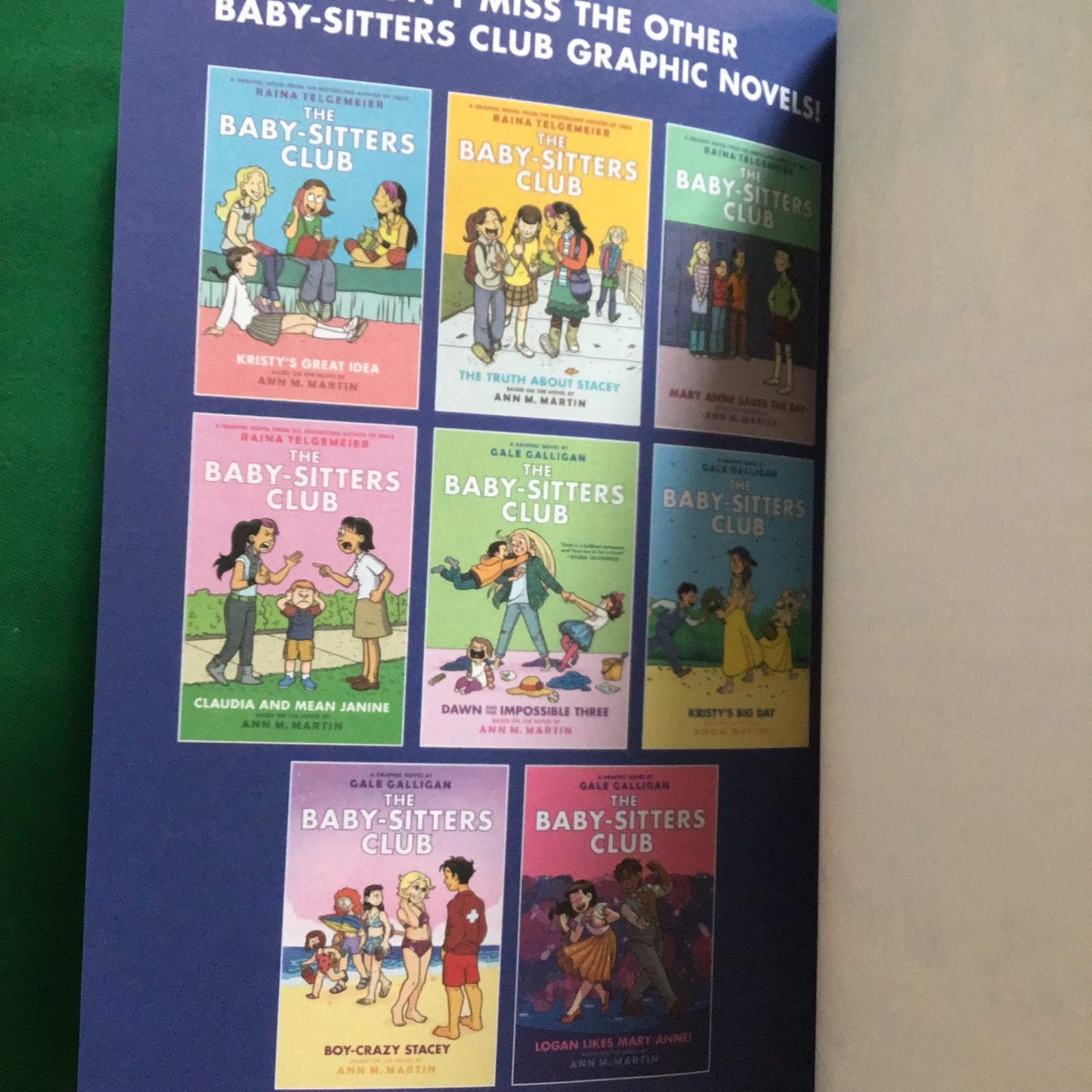 Baby Sitters Club Graphic Novel 14 Book Set Graphix Ann Martin Scholastic