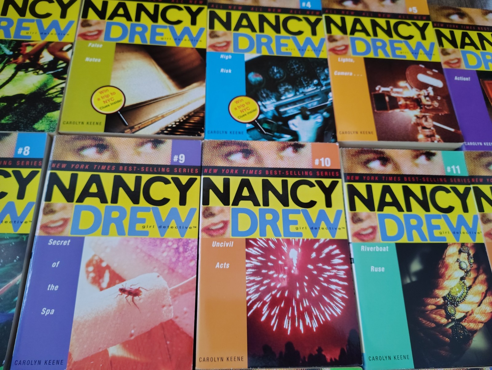 Nancy Drew “Girl Detective” Book Lot – 24 Books – Carolyn Keene – Aladdin PB