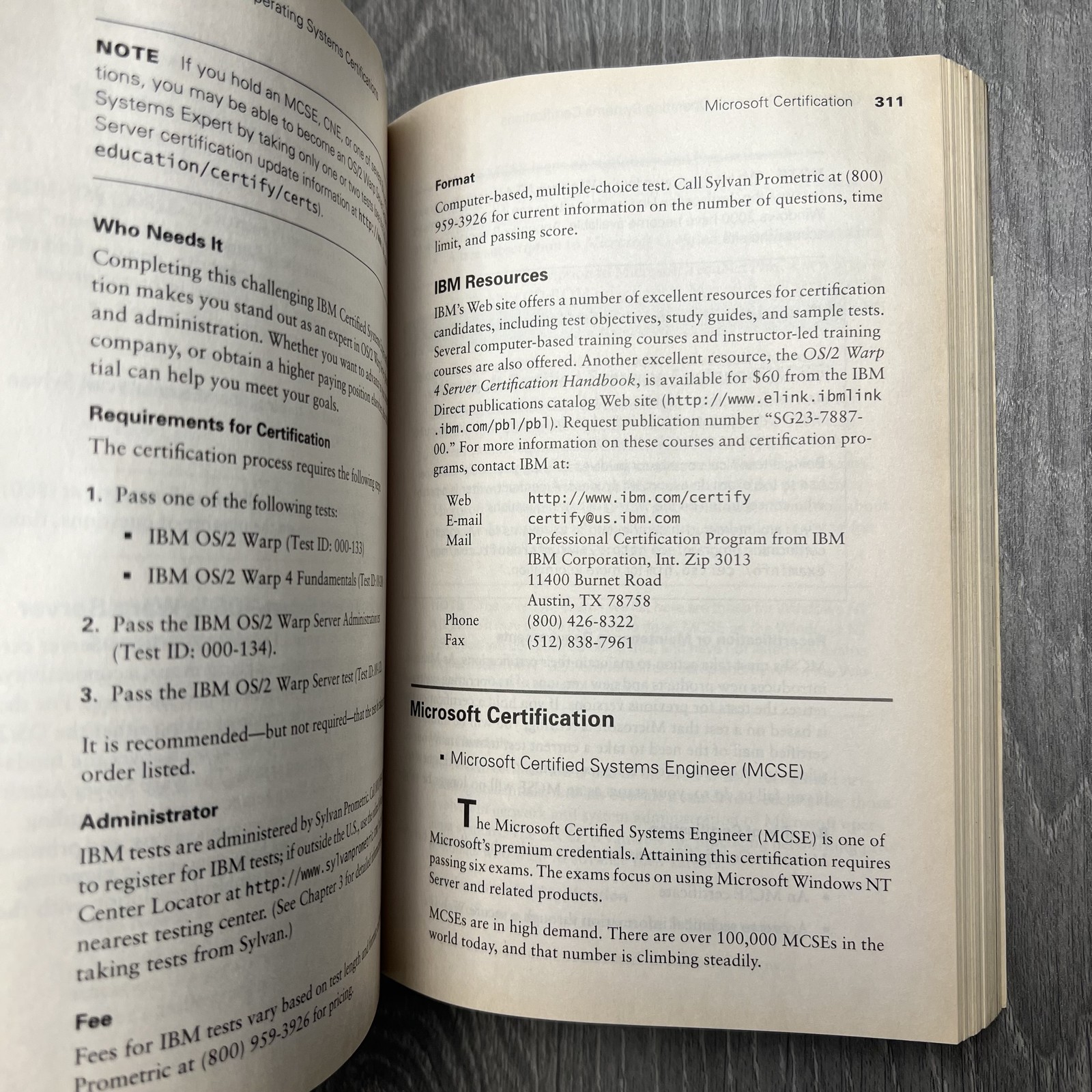 Computer and Network Professional’s Certification Guide Christianson 1999 2nd Ed