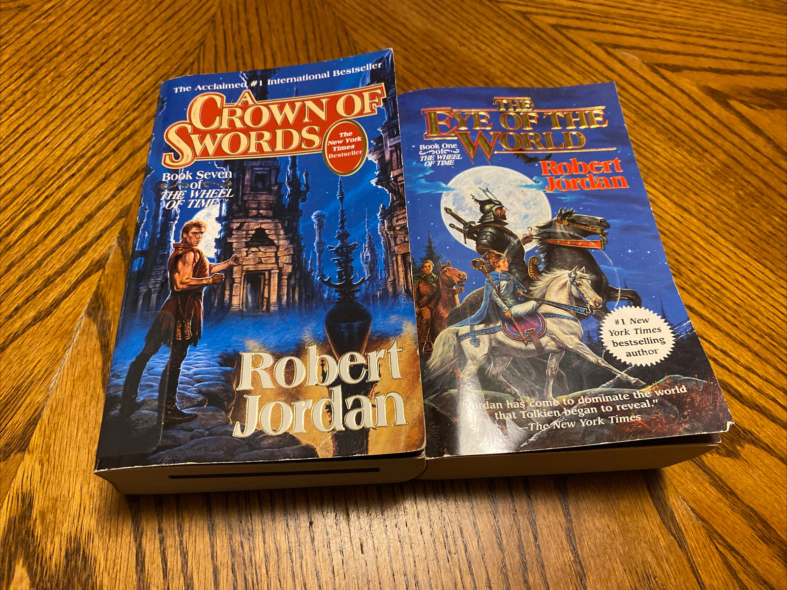 The Eye of the World (The Wheel of Time, Book 1 And 7 Paperback~Jordan, Robert