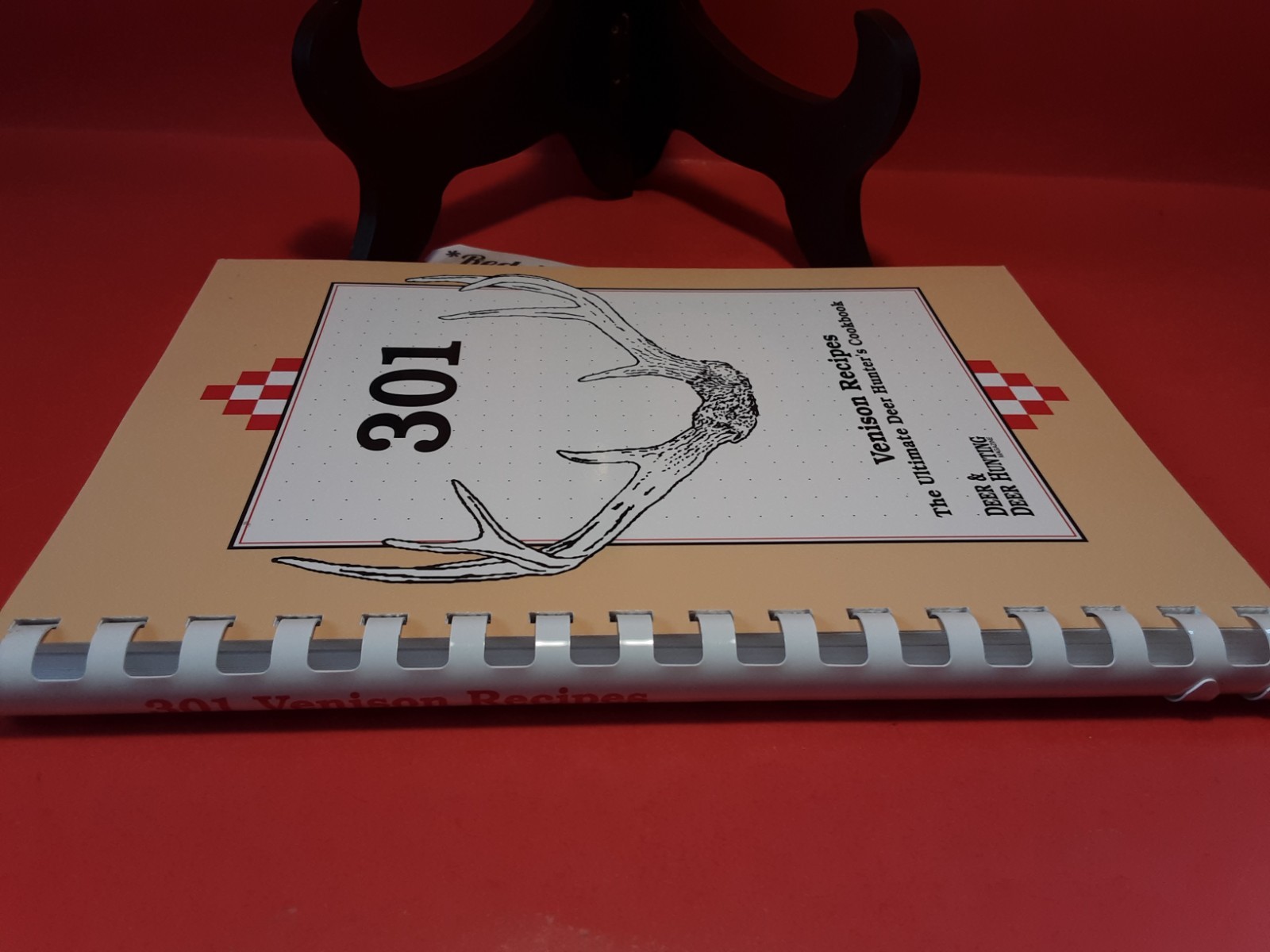 301 Venison Recipes Vintage 1992 Cookbook w/Spiral Binding Softcover