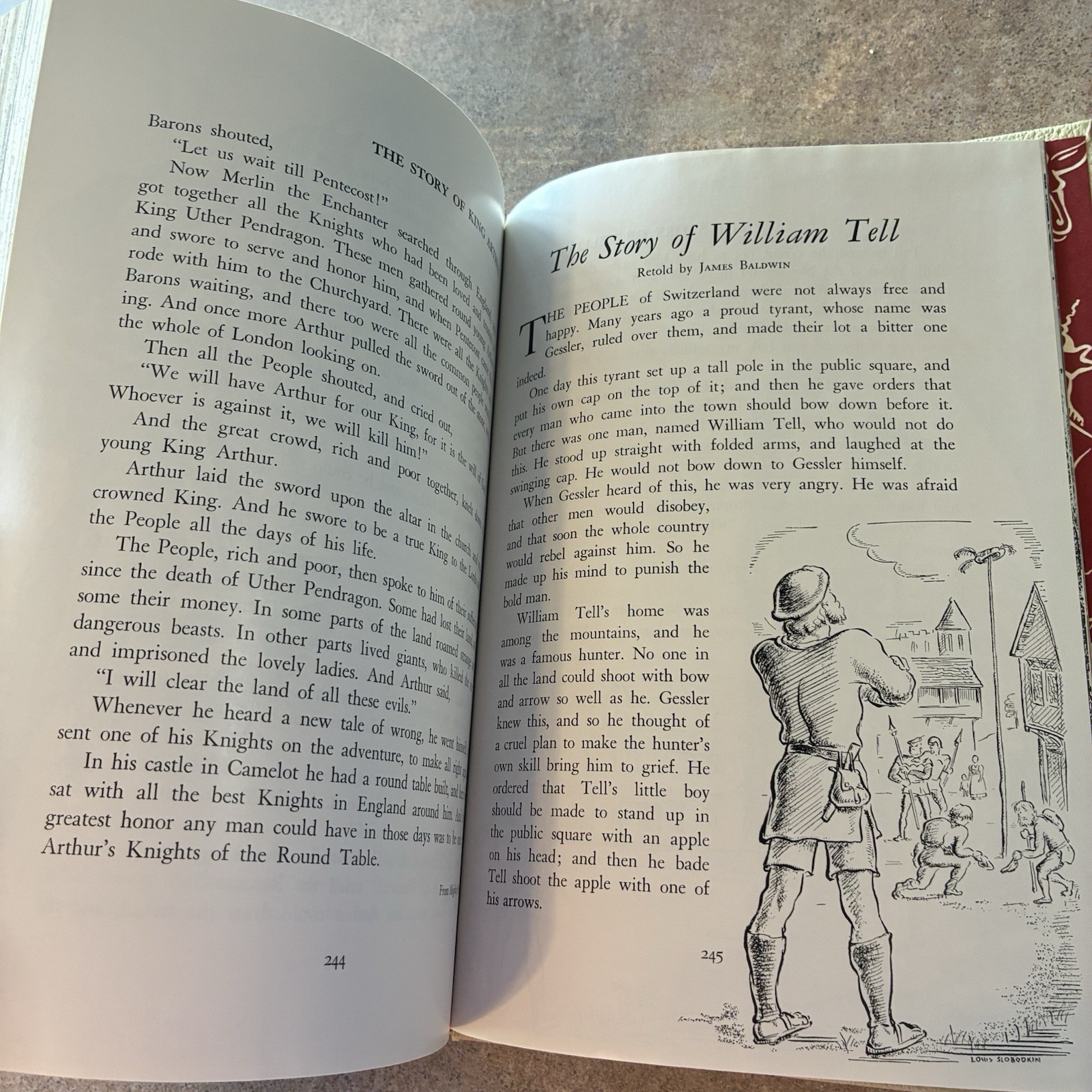 Vintage Childcraft Vol. 6 – Great Men And Famous Deeds Hardcover 256 Pages