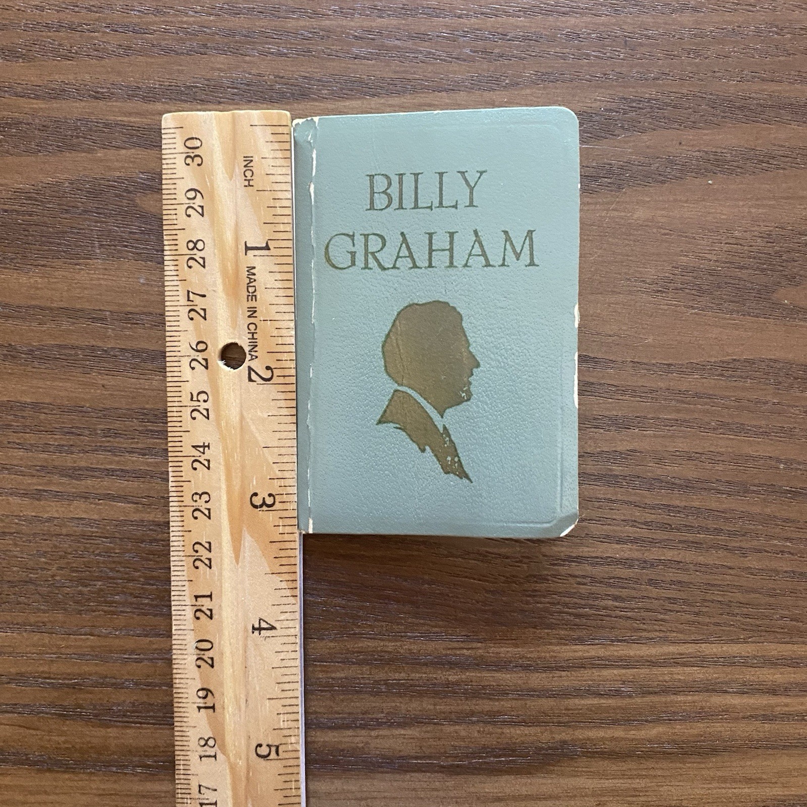 Billy Graham Miniature Book 1968 Charles Keysor 3 x 2 Softcover Christian