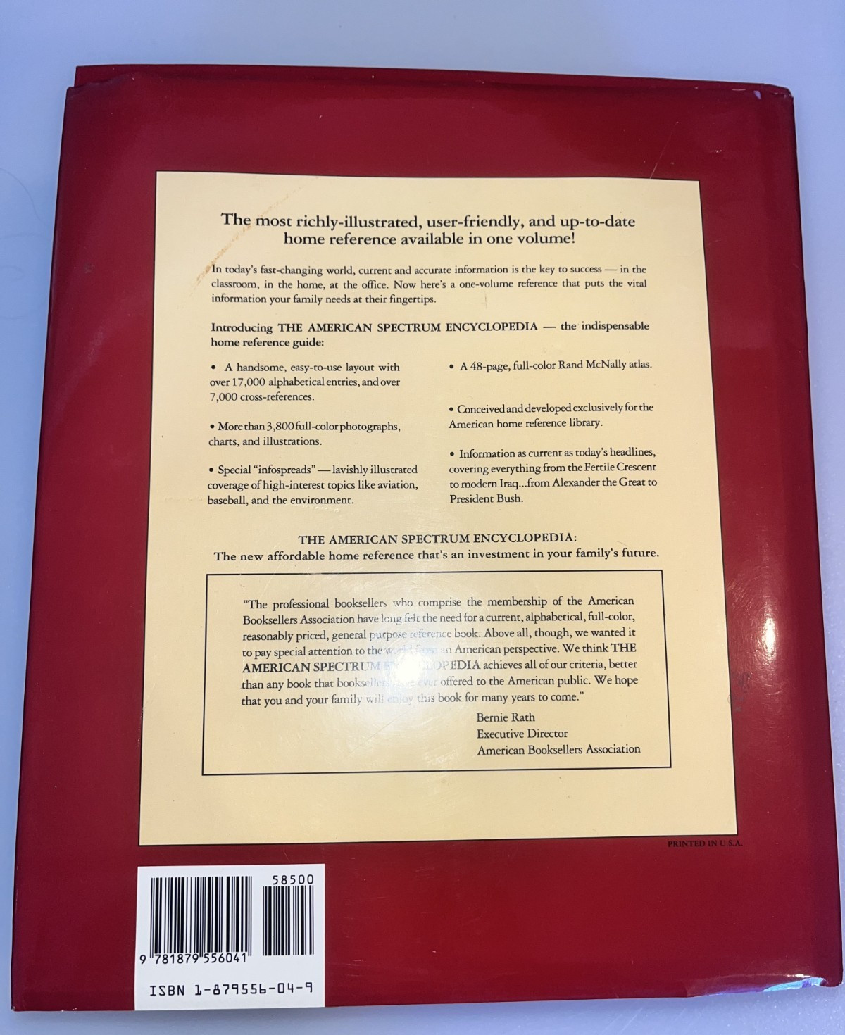 The American Spectrum Encyclopedia Hardcover with Jacket
