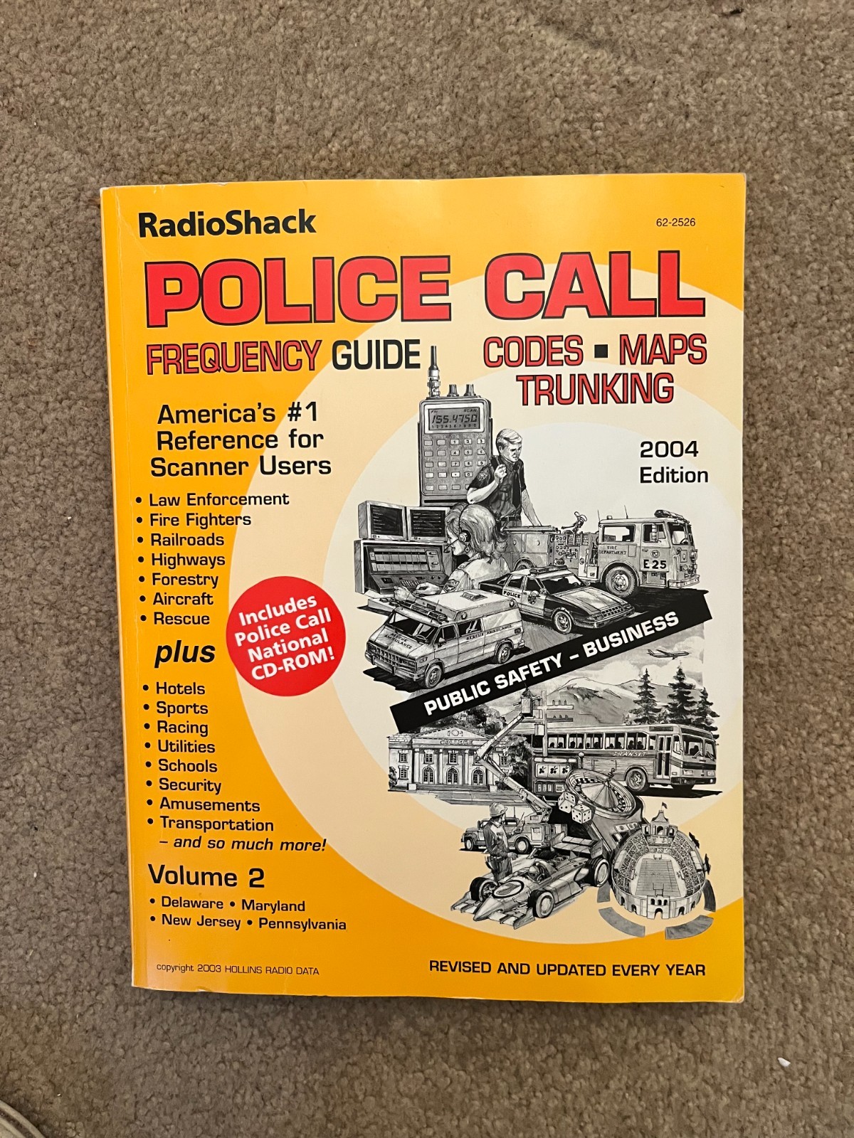 Radio Shack Police Call Frequency Guide 2004 Edition, Vol. 2, National CD-ROM