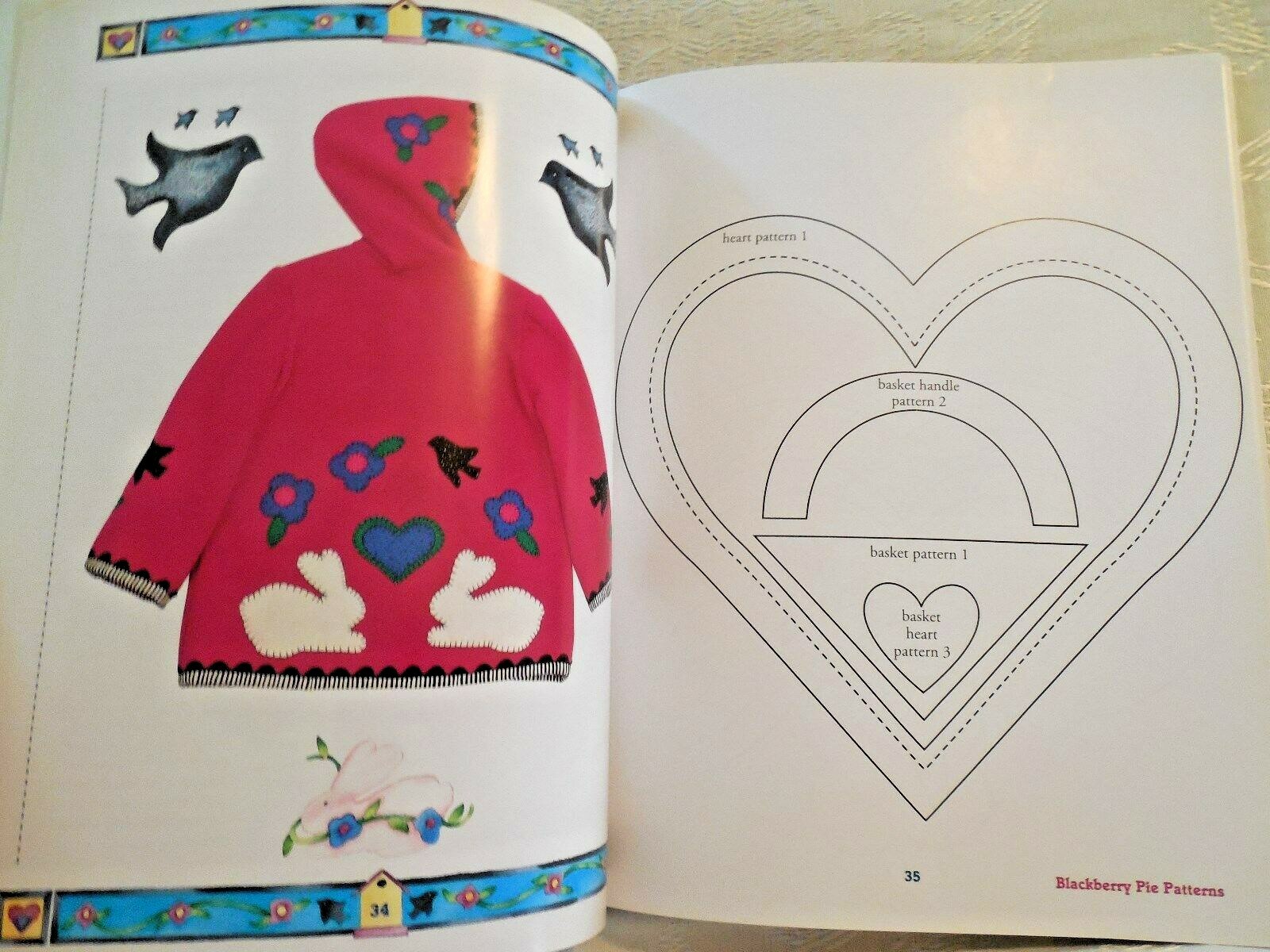 NEW! Buttonhole Stitch Applique by Jean Wells w Templates/Patterns